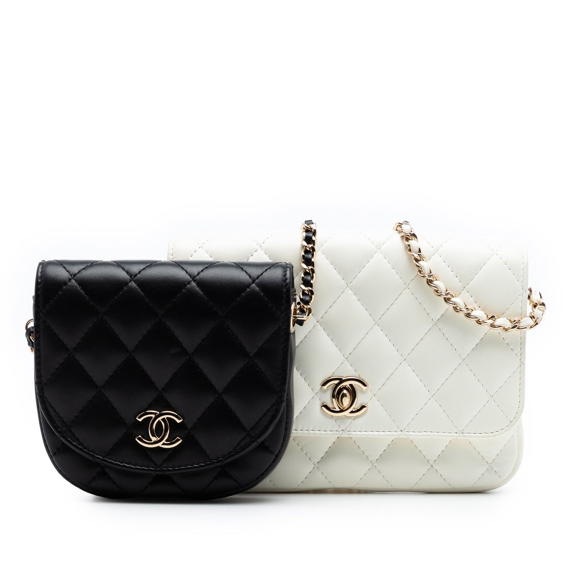 Chanel CC Quilted Lambskin Side Packs Flap Size ONE SIZE - 1 Thumbnail