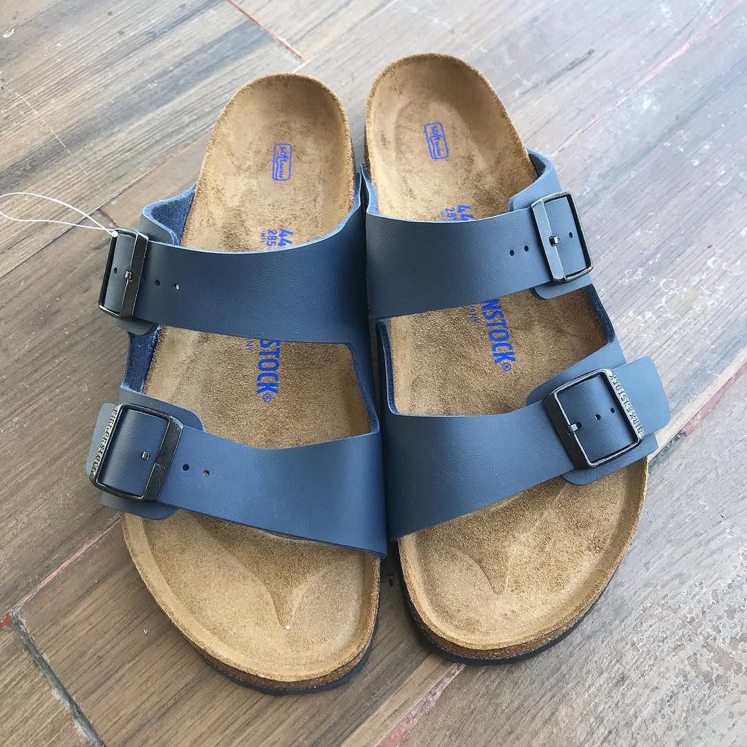 Birkenstock × Hysteric Glamour Birkenstock Navy Blue Arizona BS Sandals two Straps bnwt Size US 6 / EU 39 - 7 Thumbnail