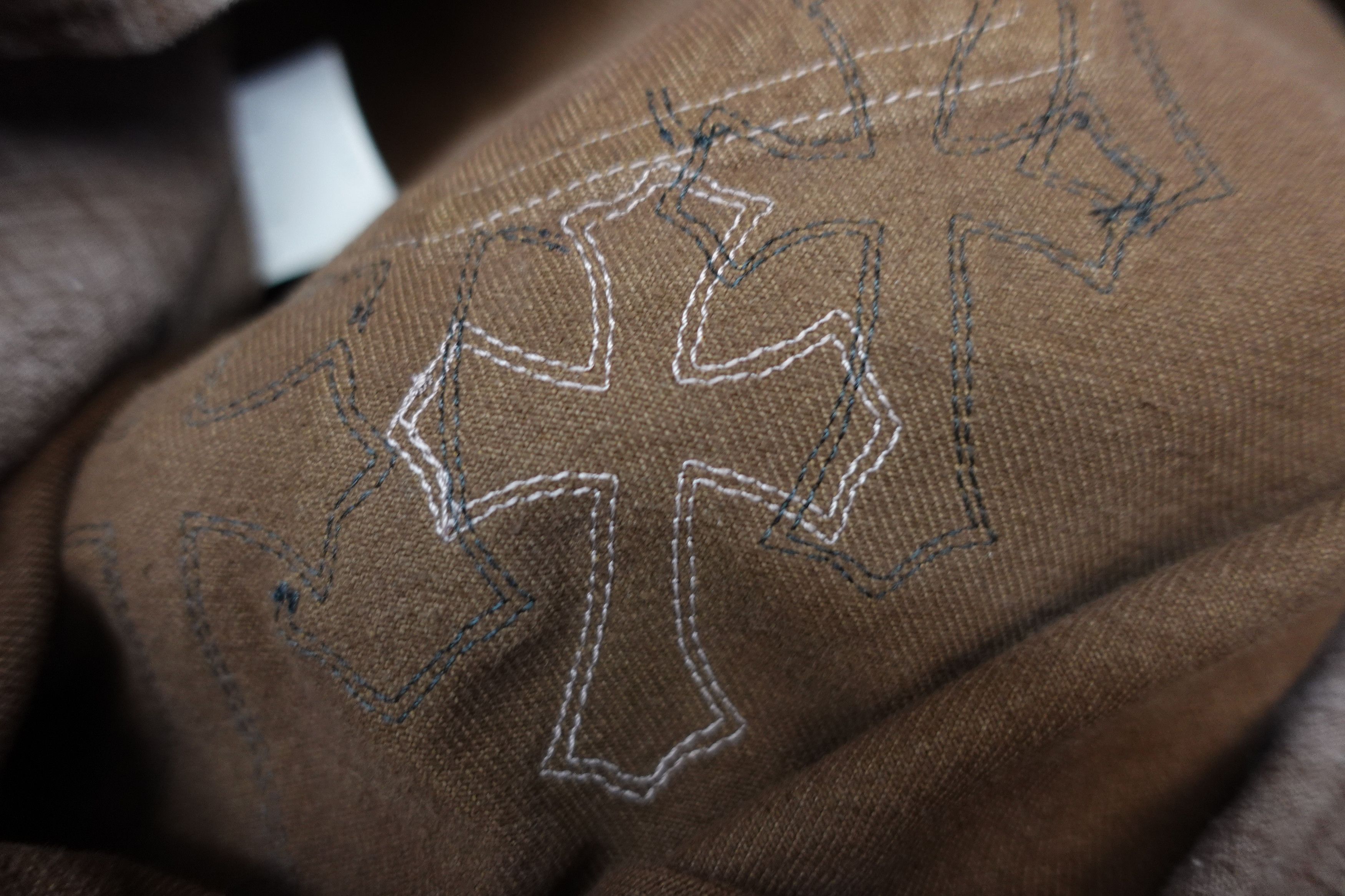 Chrome Hearts Chrome Hearts Brown Leopard Cross Patch Jeans Size US 36 / EU 52 - 12 Thumbnail