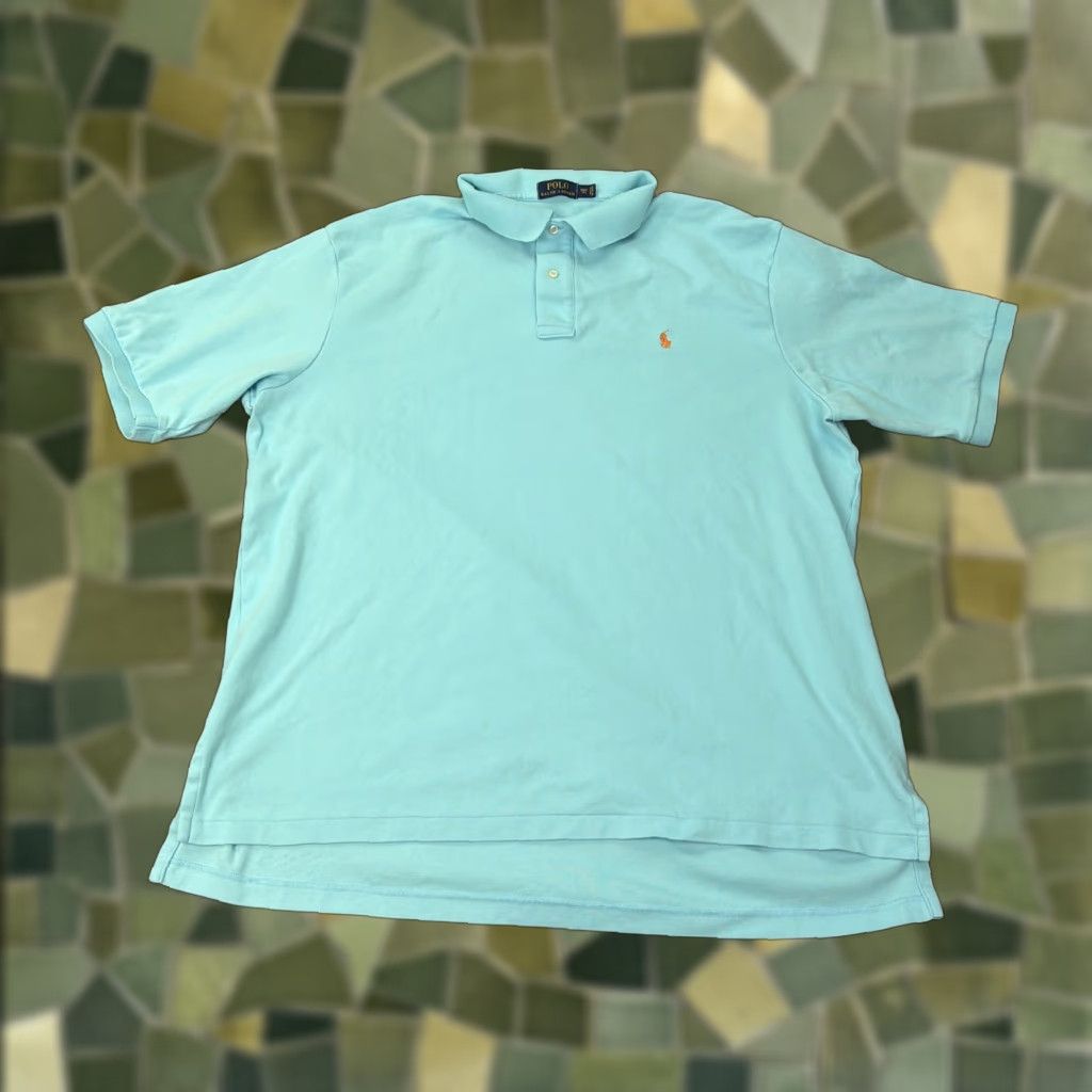 Polo Ralph Lauren Polo Ralph Lauren Polo Shirt Mens 2XLT Blue Big Tall Knit Pony Logo Casual Size US XXL / EU 58 / 5 - 1 Thumbnail