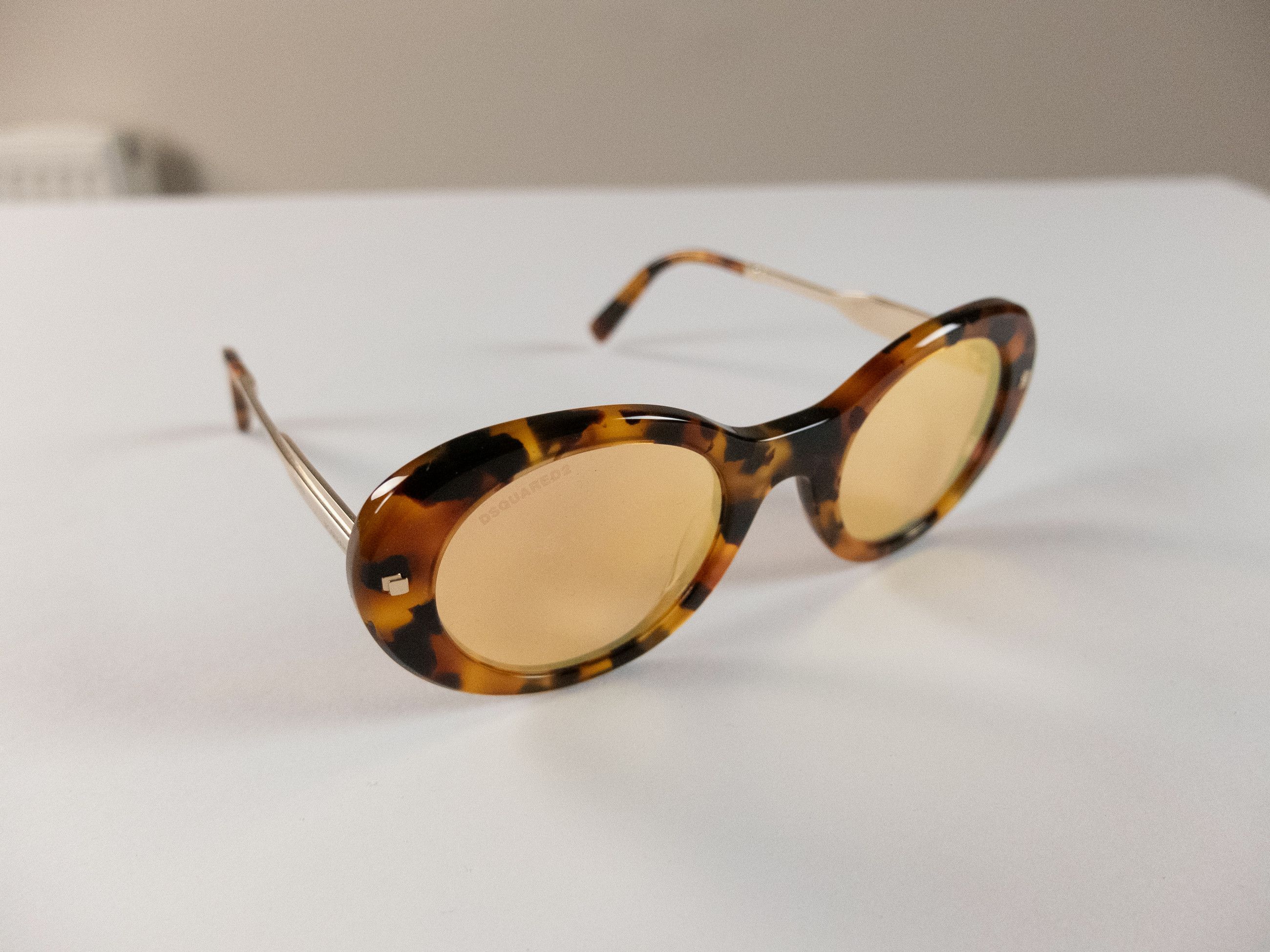Dsquared2 DSQUARED2 Kurty brown tortoise shell oval acetate sunglasses Size ONE SIZE - 3 Thumbnail