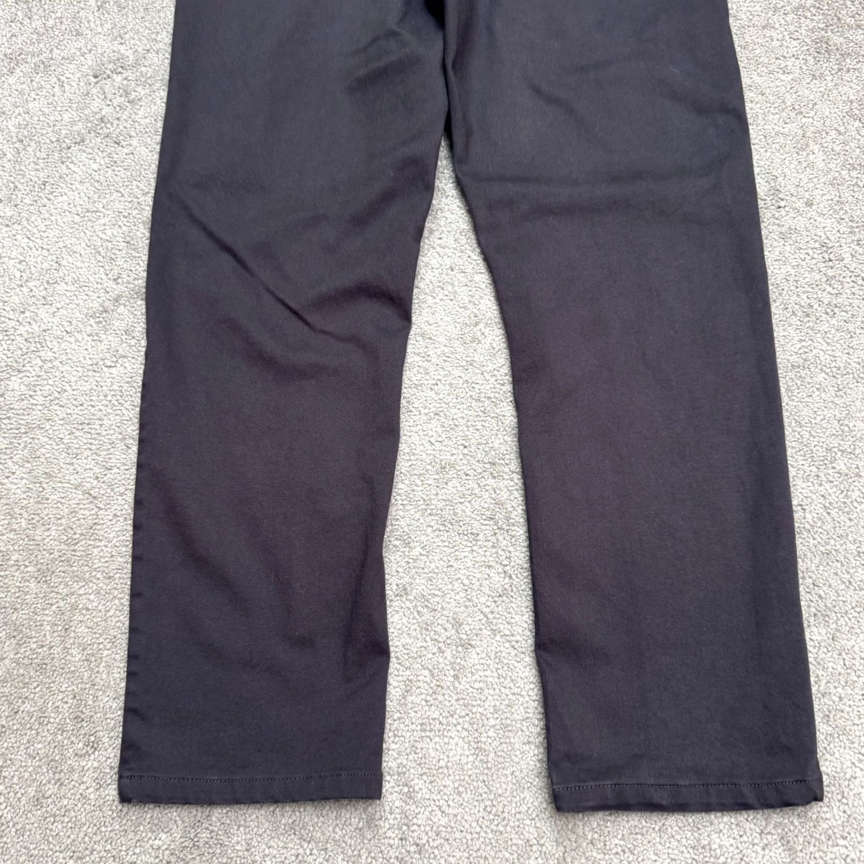 Vintage G Fried-Denim Slim Chino Pants Mens 34x30 Gray Straight Leg Denim Front Flat Front Casual Workwear Size US 34 / EU 50 - 4 Thumbnail
