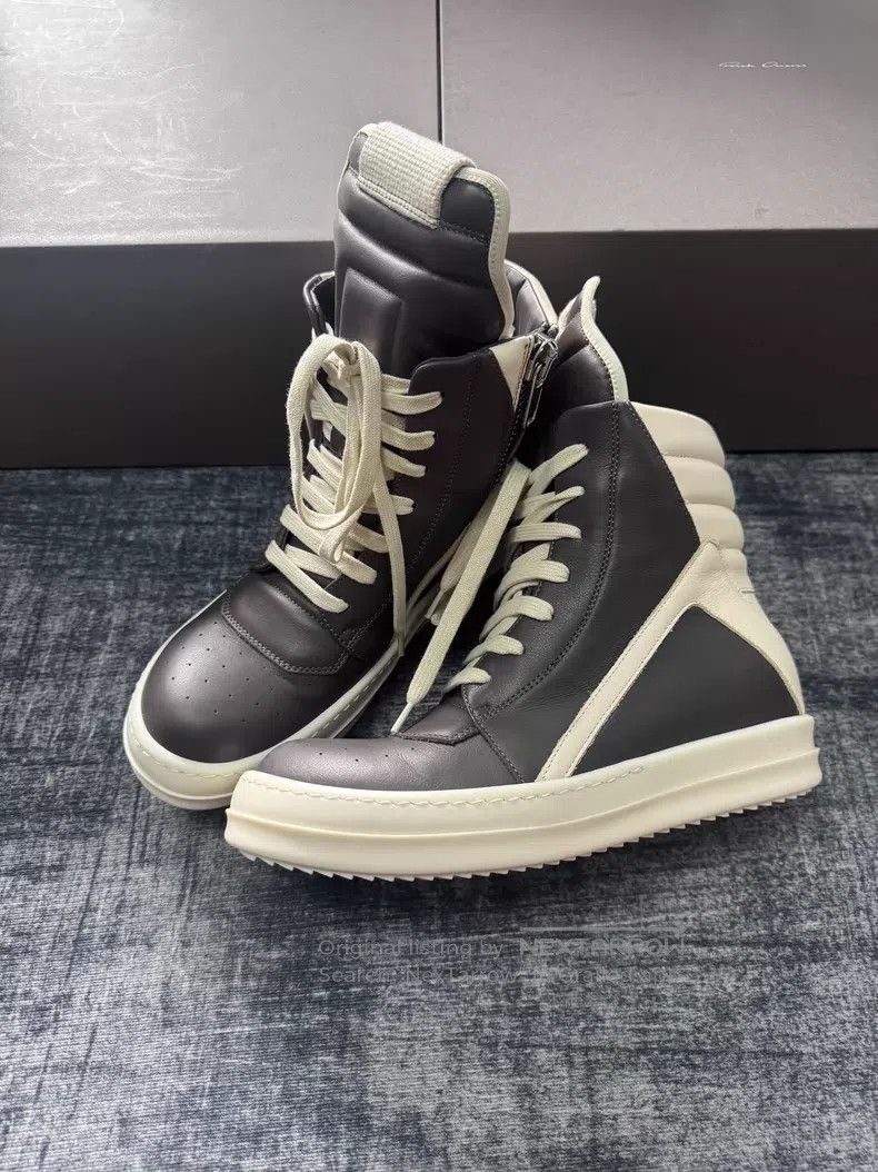 Rick Owens Rick Owens Main Line Black and Grey Inverted Triangle Size US 5 / EU 37 - 1 Thumbnail
