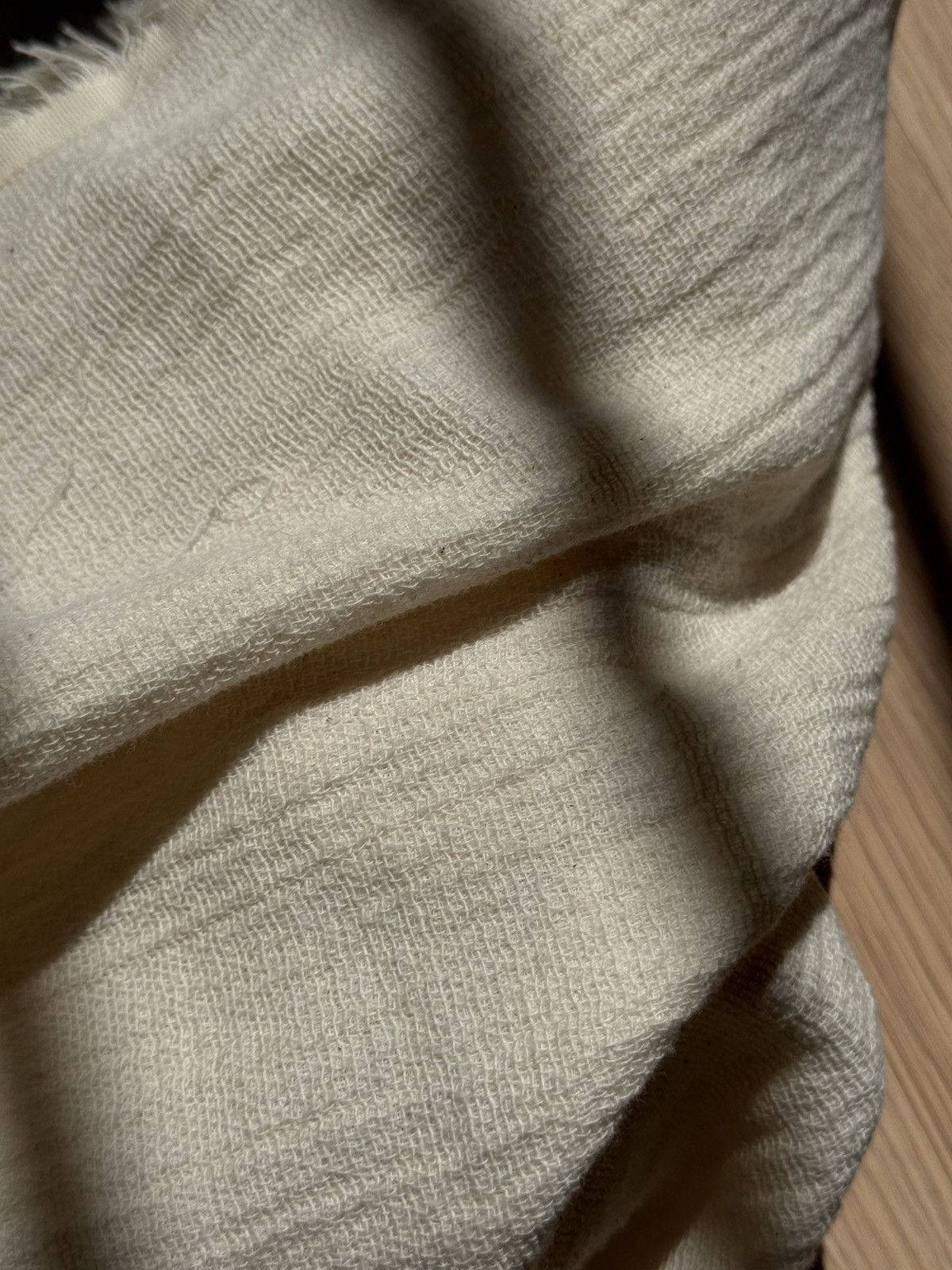 FFFPOSTALSERVICE FFFPOSTALSERVICE HOODED SCARF BONE Size ONE SIZE - 7 Thumbnail