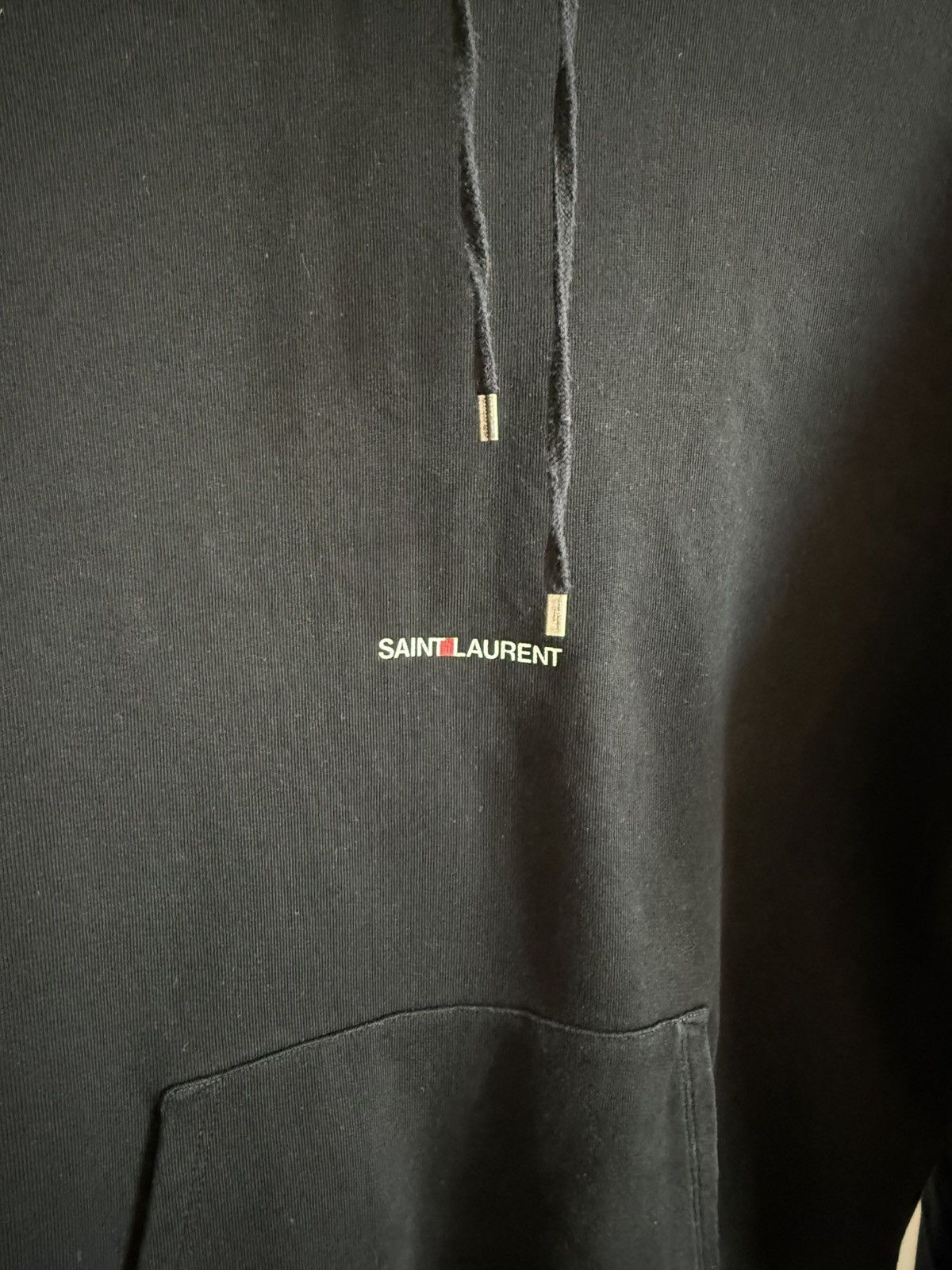 Saint Laurent Paris Black Saint Laurent Logo Hoodie Size US M / EU 48-50 / 2 - 4 Thumbnail
