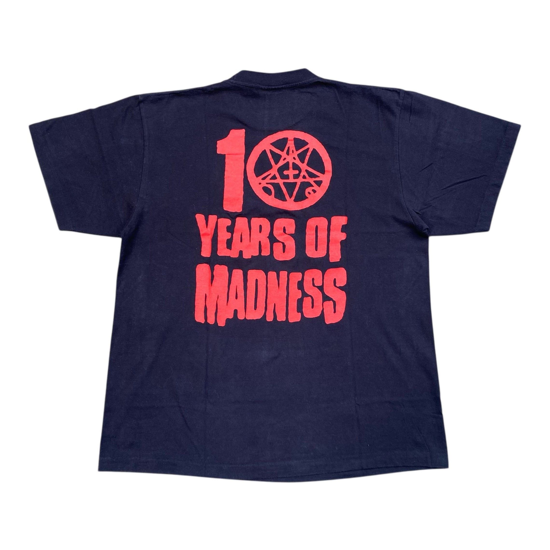 Vintage Vintage Morbid Angel 10 Years Of Madness Band T-Shirt Size US XL / EU 56 / 4 - 3 Thumbnail