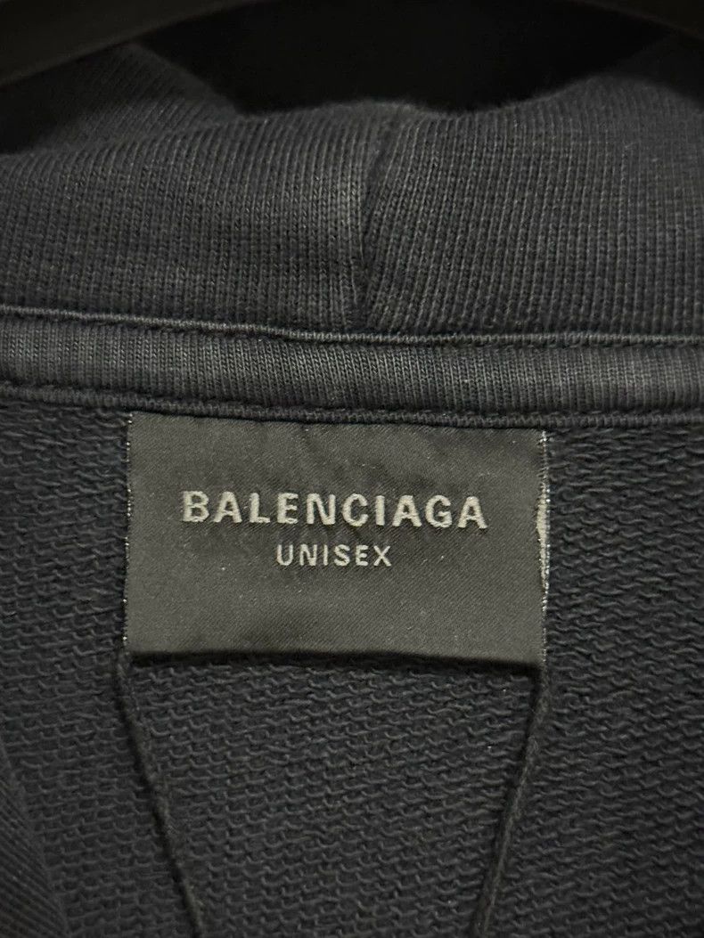 Balenciaga Balenciaga Black and Red 3Bsports Vintage Hoodie Size US XL / EU 56 / 4 - 3 Thumbnail