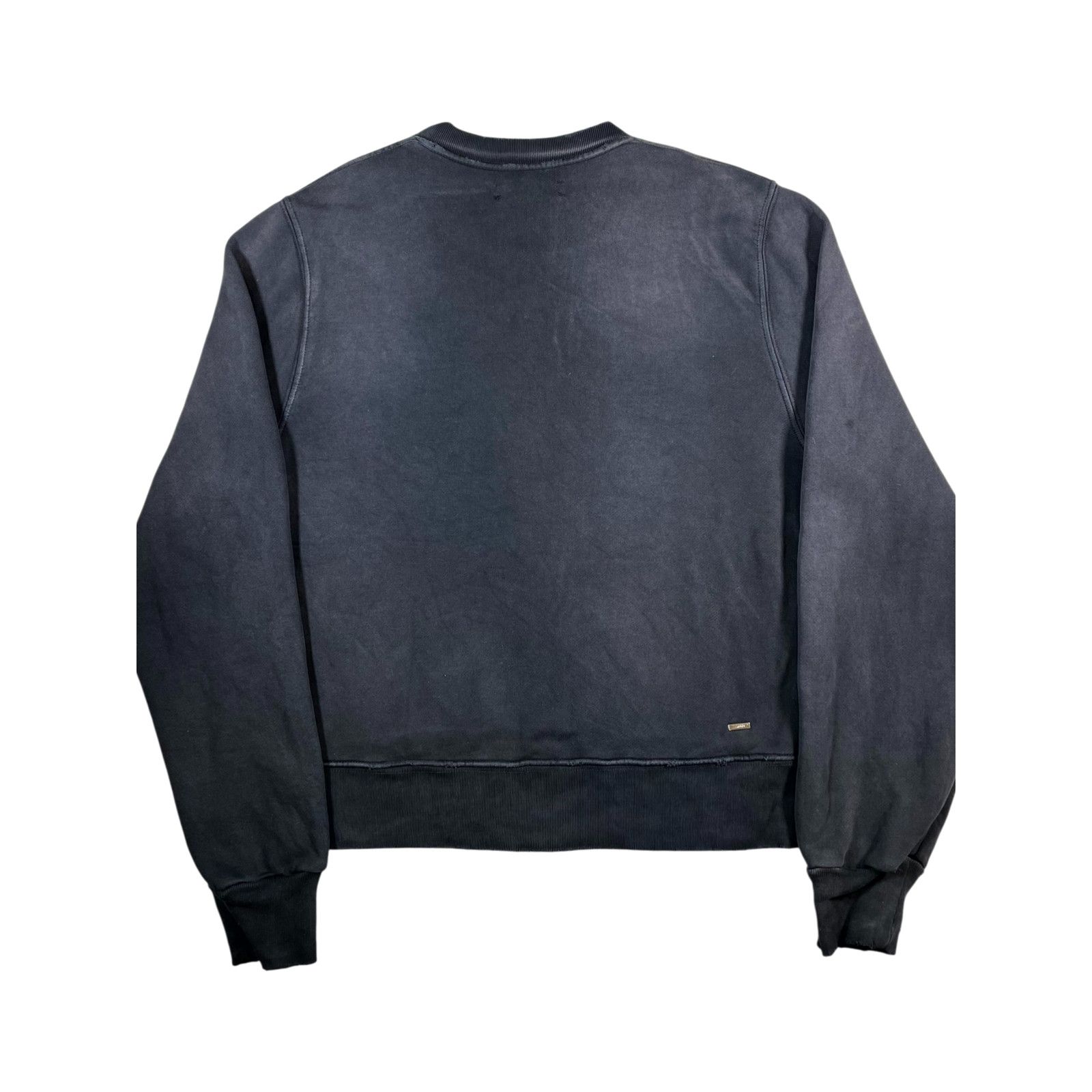 Amiri Amiri Leather Arc Logo Crewneck Black Sweatshirt Size US XS / EU 42 / 0 - 2 Thumbnail