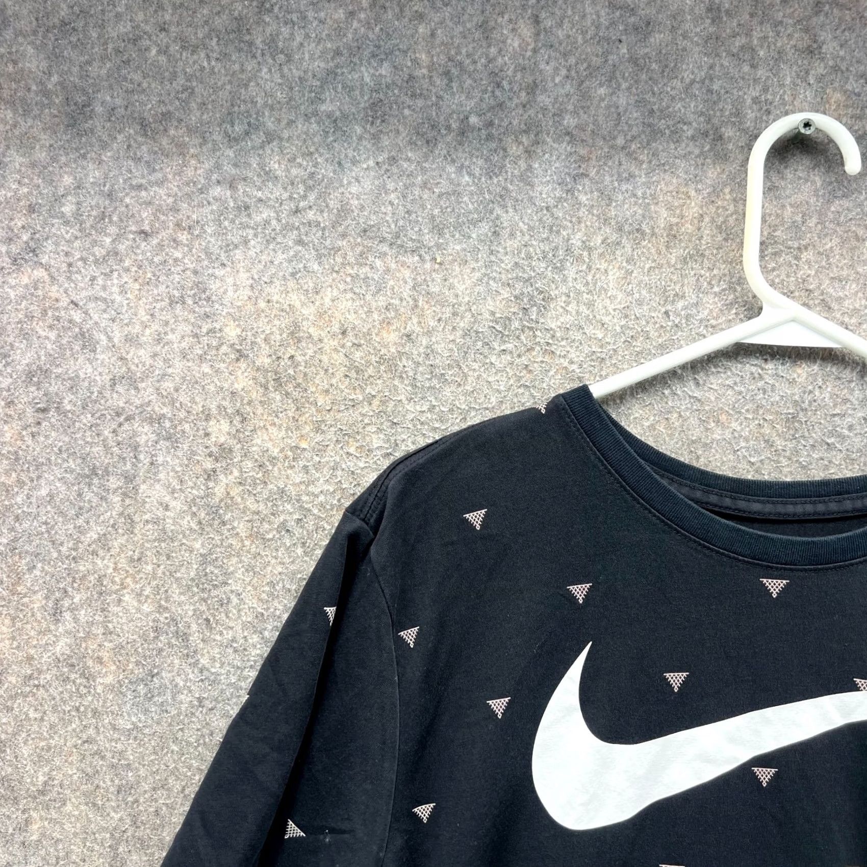 Nike Nike Shirt Mens Large Black Dri-Fit Athletic Tee Short Sleeve Crew Neck Logo Solid Performance Shirt Size US L / EU 52-54 / 3 - 6 Thumbnail