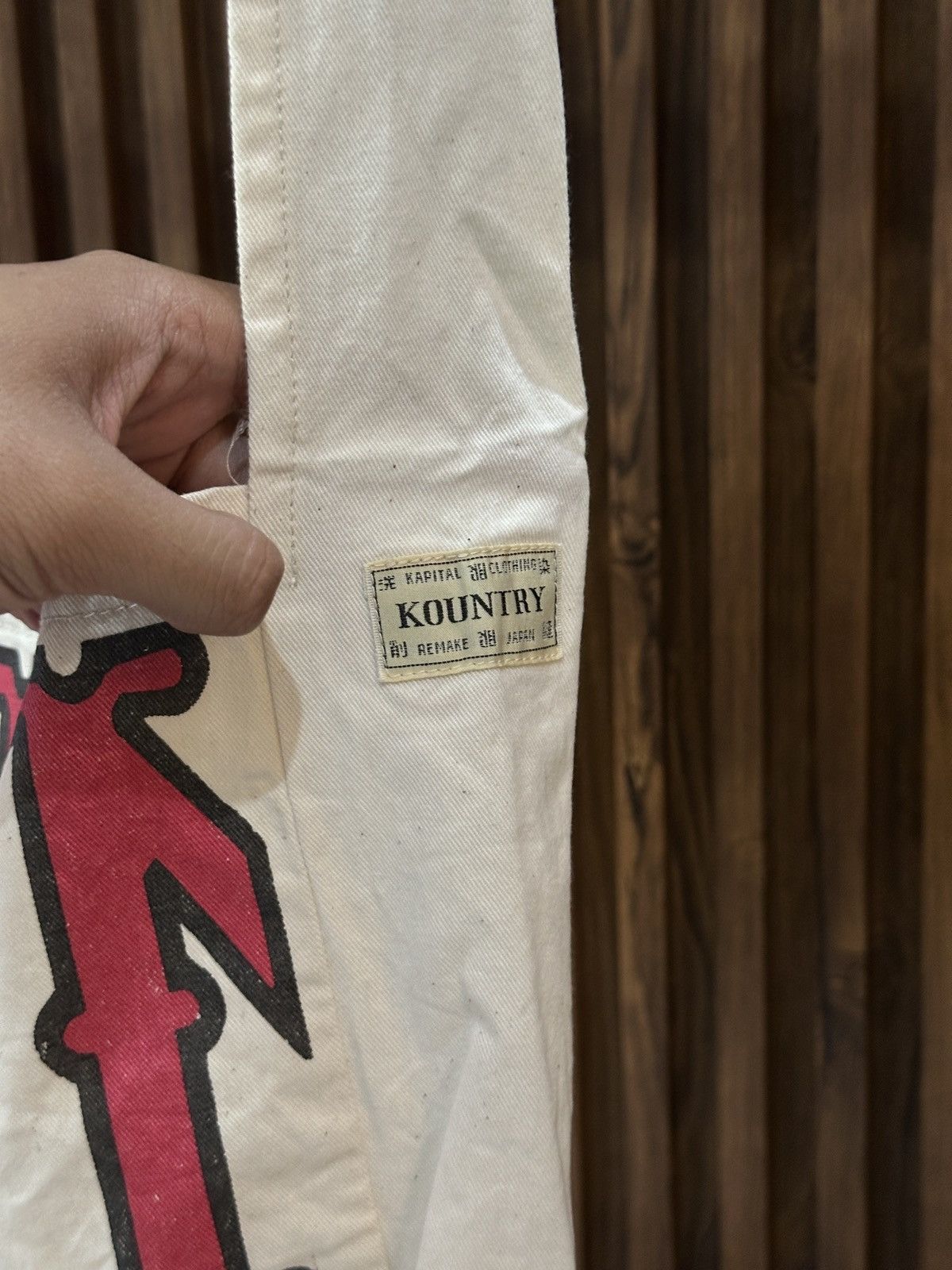 Kapital Kountry Kapital Kountry Cotton twill totebag Size ONE SIZE - 2 Thumbnail