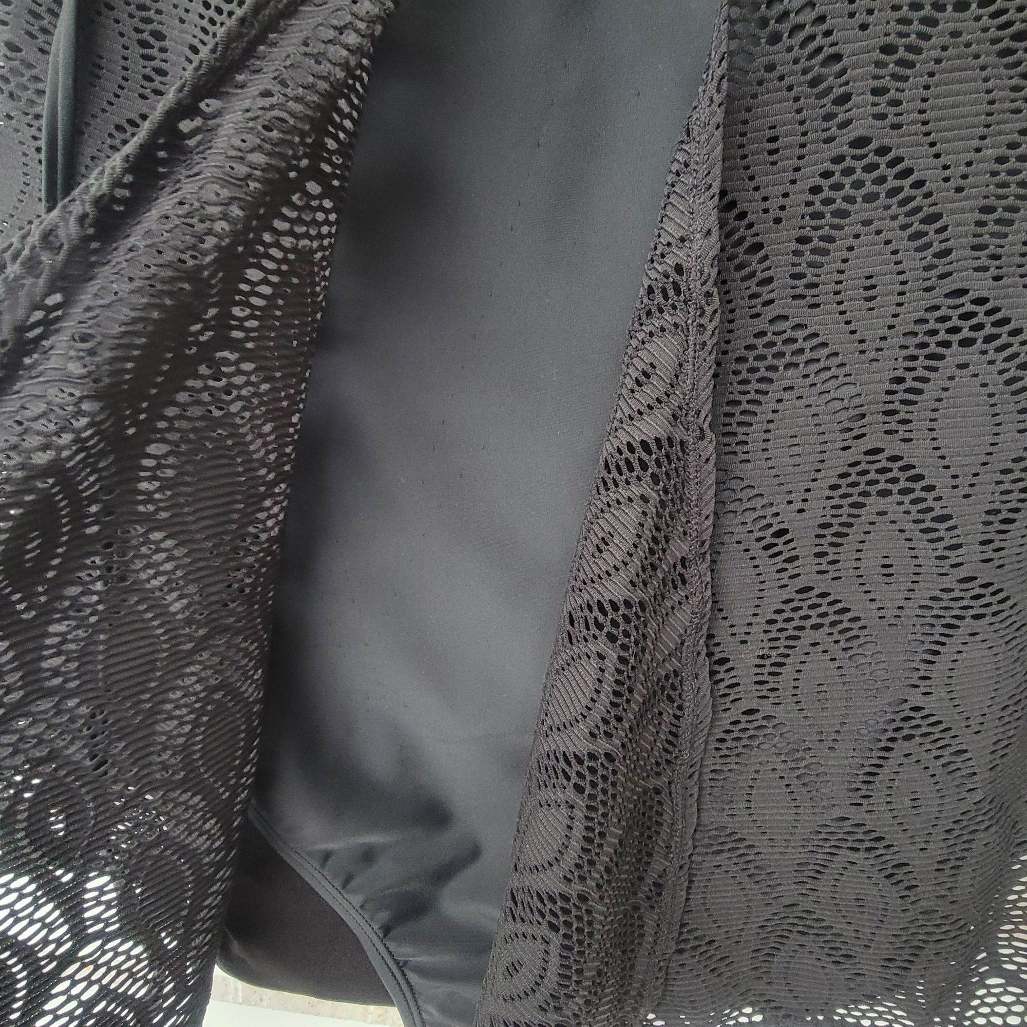 Other ⭐Jaclyn Smith Collection Sz 14 Swimsuit One Piece Black Mesh Size XL / US 12-14 / IT 48-50 - 4 Thumbnail