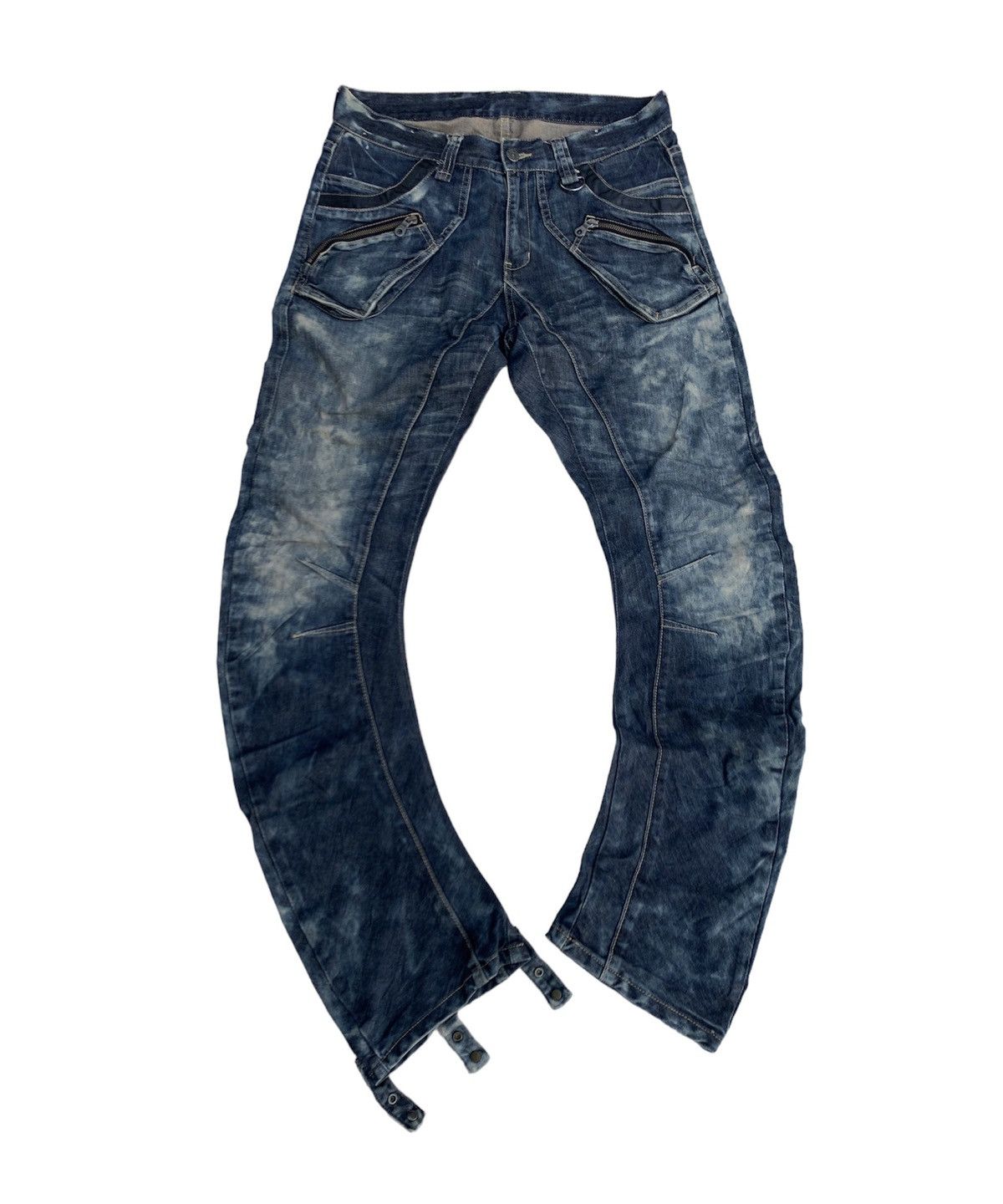 Japanese Brand PPFM Curve Denim Jeans Pants | Grailed