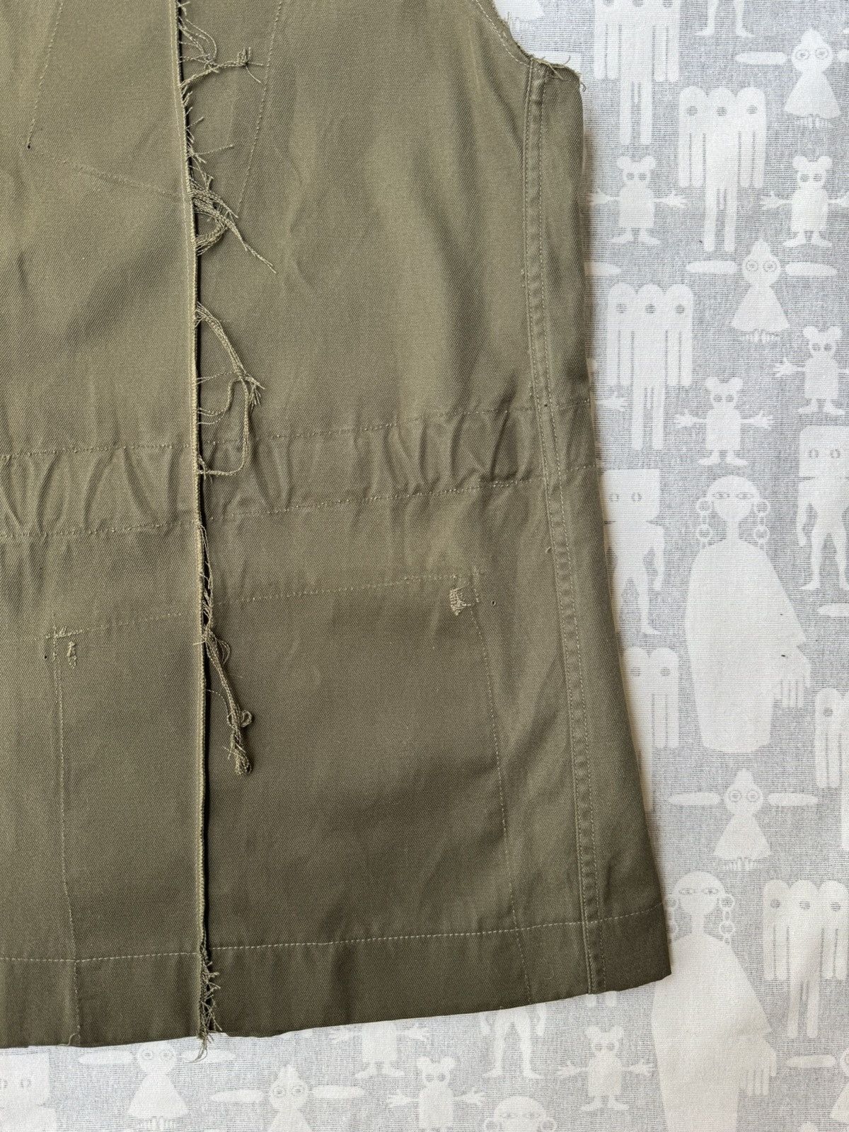 Maison Margiela Maison Martin Margiela SS00 Artisanal Reworked Army Vest Size US S / EU 44-46 / 1 - 5 Thumbnail