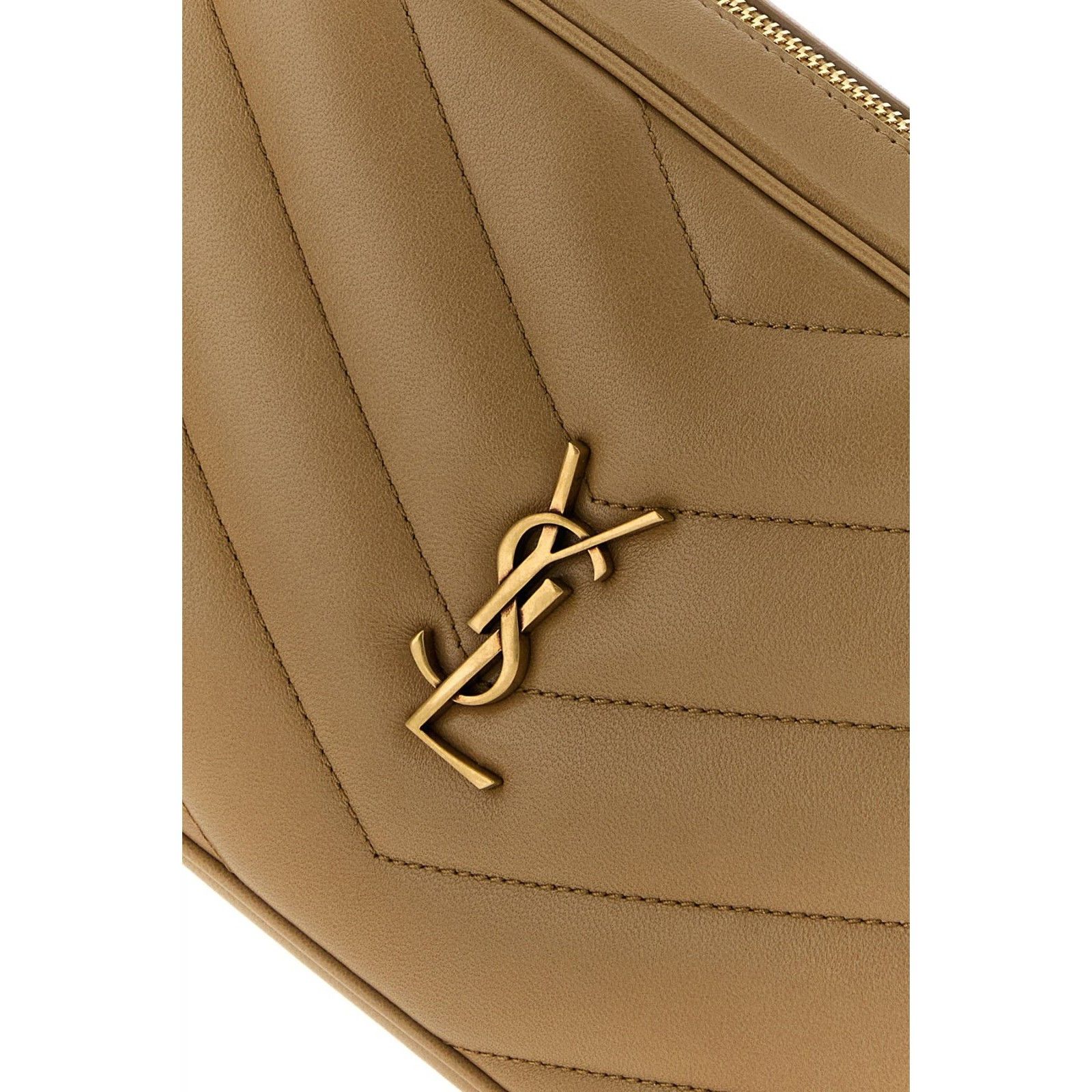 Saint Laurent Paris SAINT LAURENT $1950 Loulou Natural Tan Camera Bag New & Auth Size ONE SIZE - 4 Thumbnail