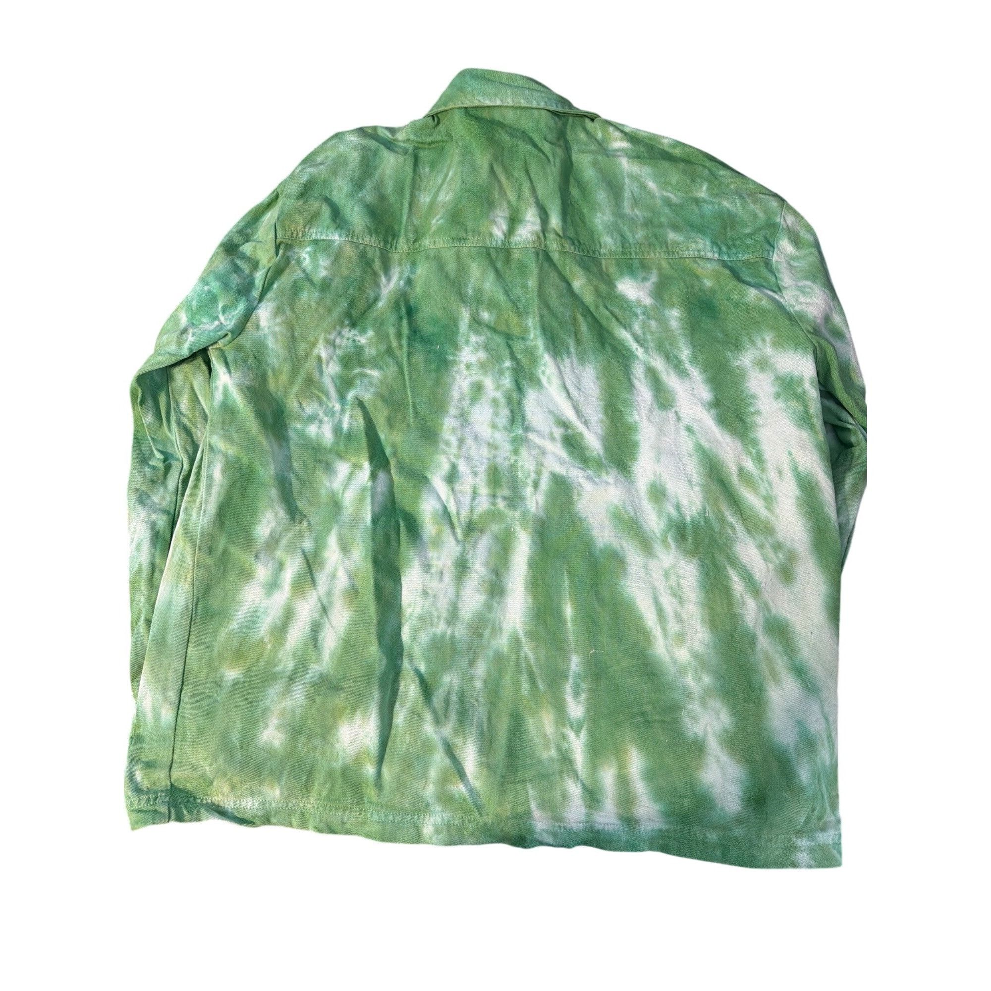 Other Collusion Green Tie Dye Button Down Utility Shirt Denim Jack Size US M / EU 48-50 / 2 - 4 Thumbnail
