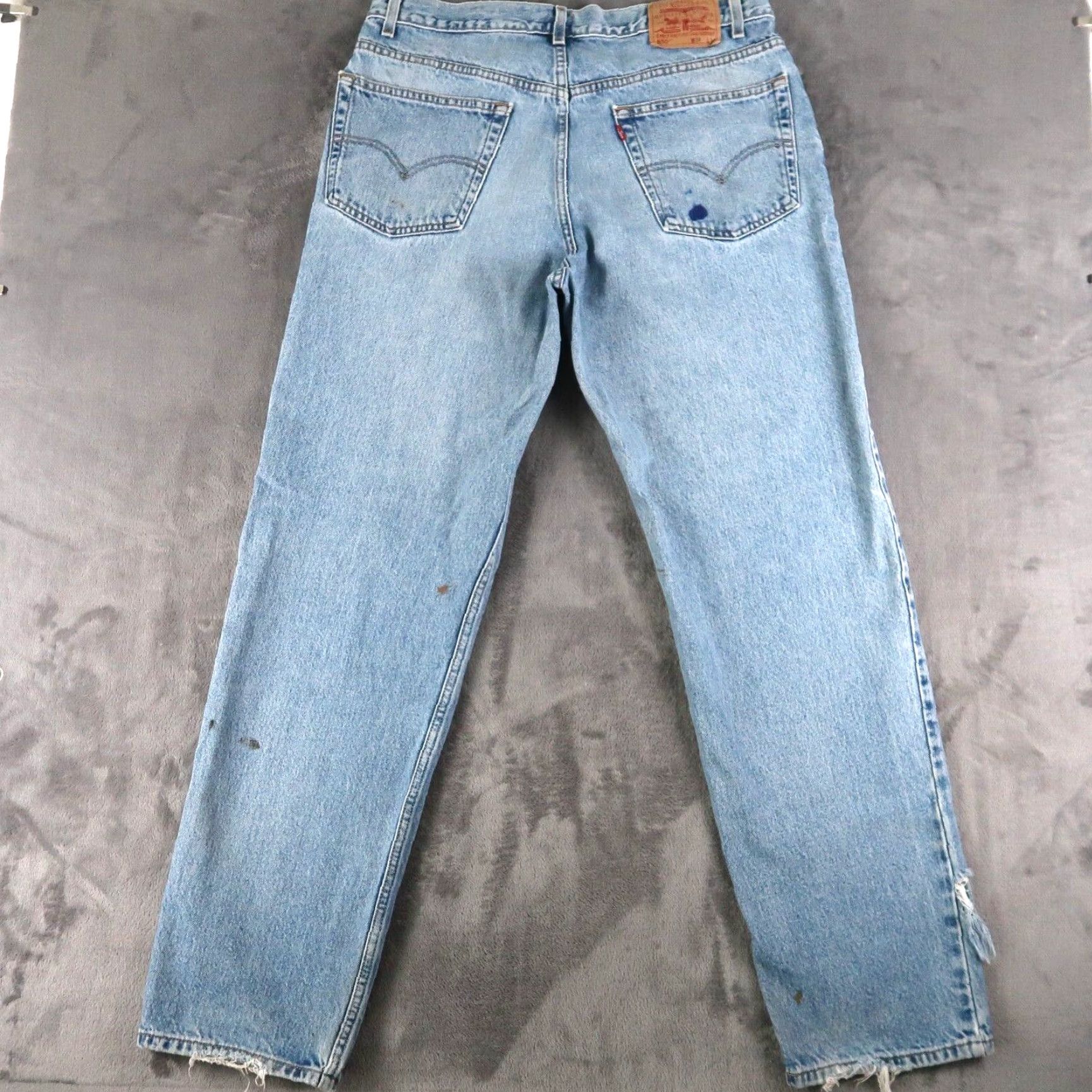 Levi's VINTAGE Levi's 550 Jeans Men 38x34 36x33 Relaxed Fit Denim Blue 90s USA Belt Loops 5-Pocket Size US 38 / EU 54 - 2 Thumbnail