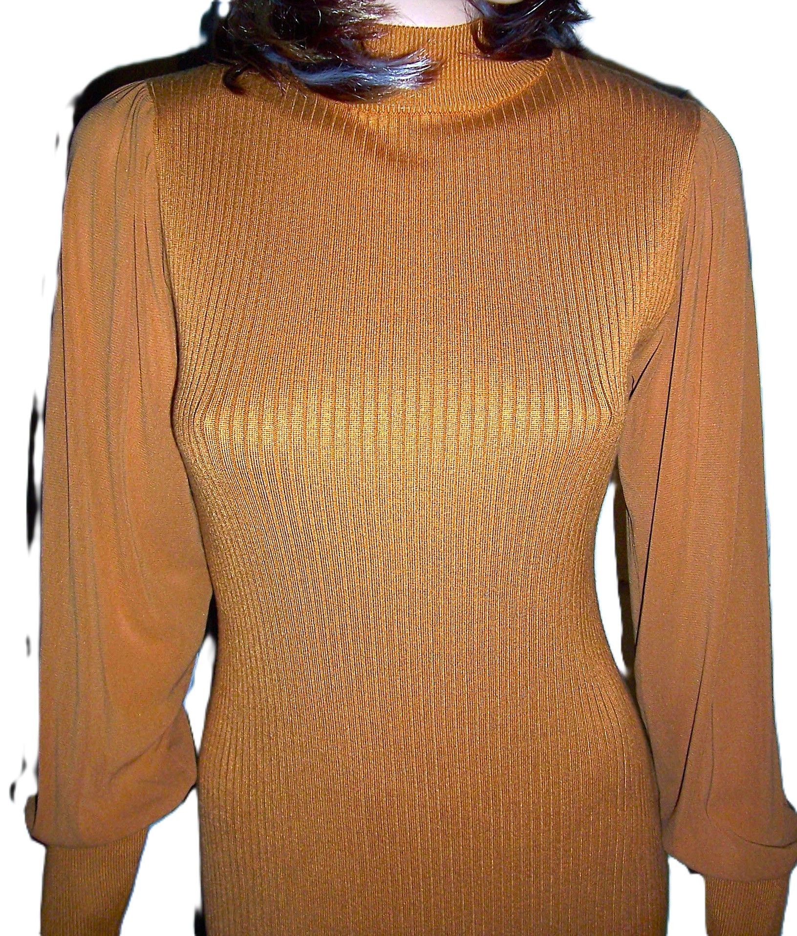 Other Emma & Posh Bronze Sweater Dress M Size M / US 6-8 / IT 42-44 - 2 Thumbnail