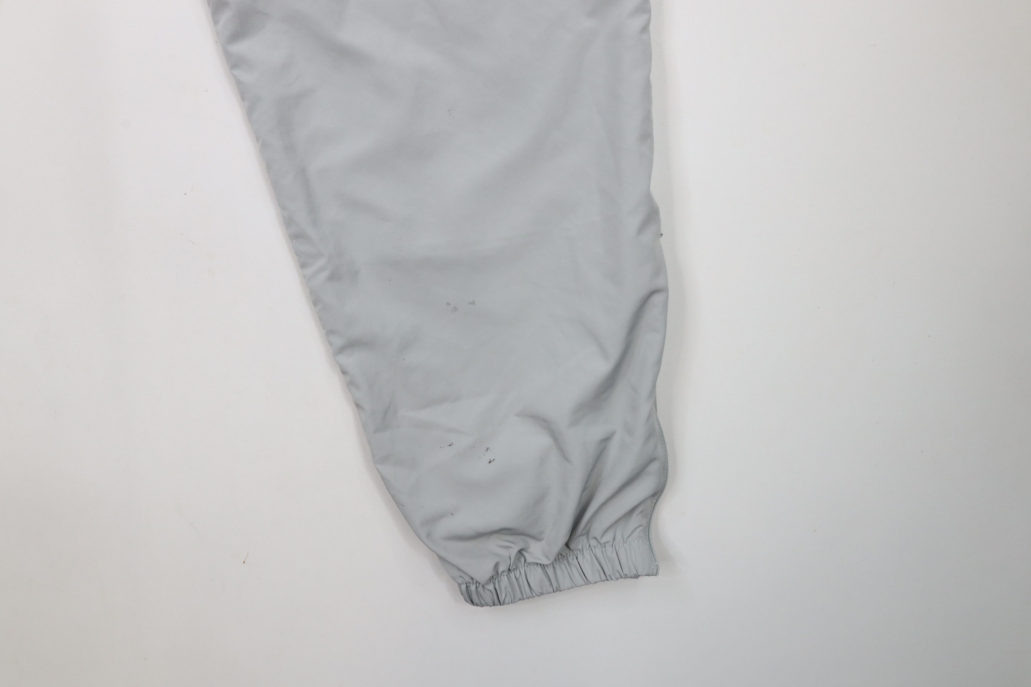 Reebok × Vintage Vintage 90s Reebok Logo Lined Windbreaker Joggers Pants Gray Size US 36 / EU 52 - 16 Thumbnail