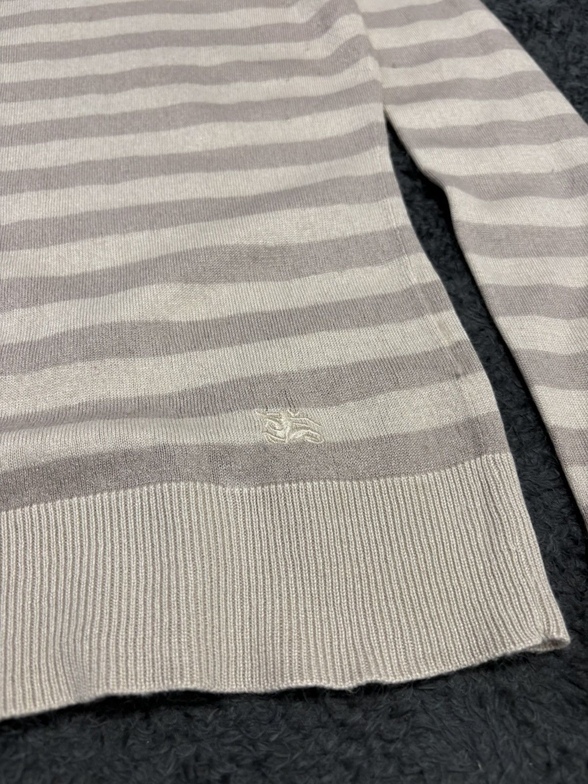 Burberry Burberry Vintage Cute Striped High Neck Sweater Size S / US 4 / IT 40 - 2 Thumbnail