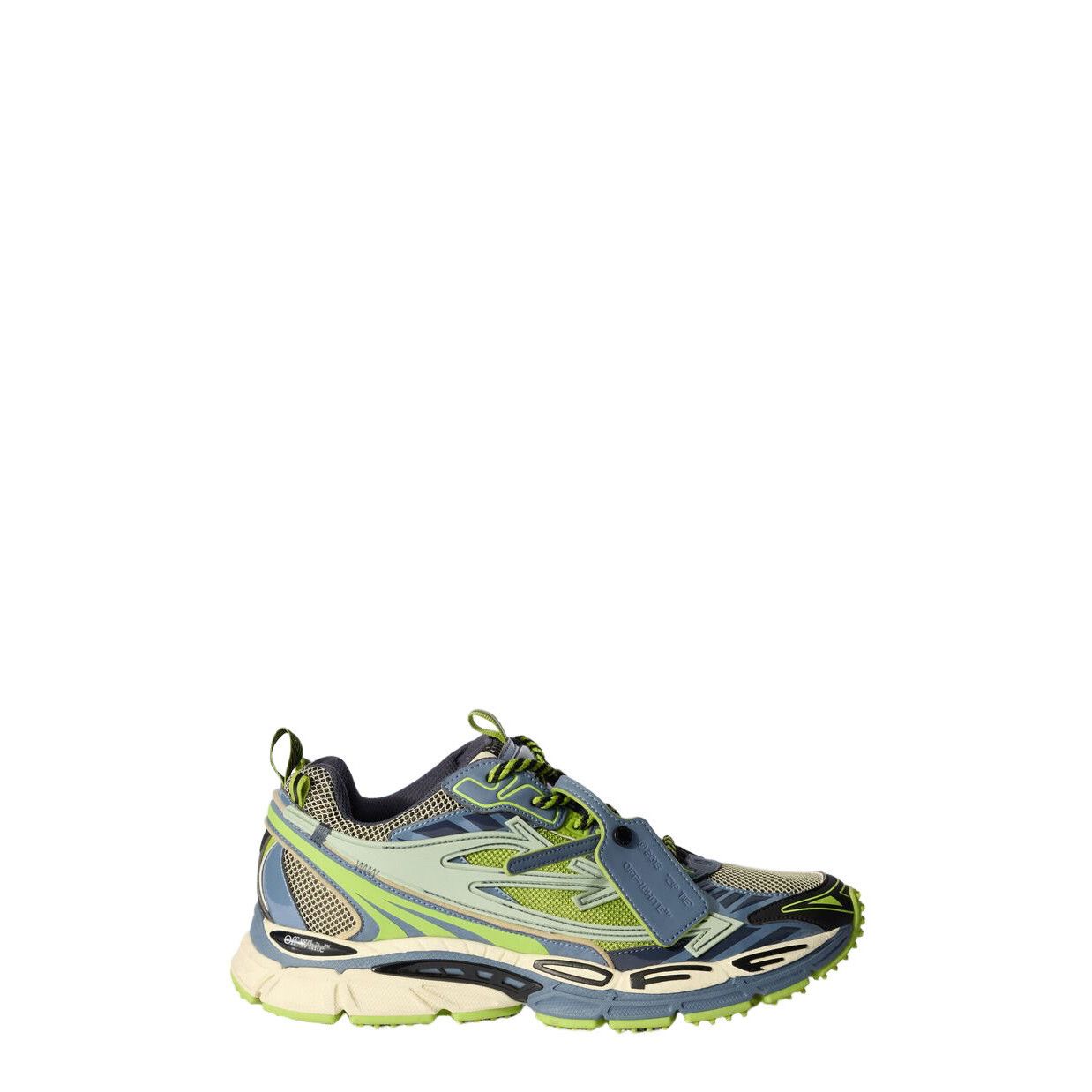 OFF-WHITE Be Right Back Men's Green/Blue Sneakers New & Auth