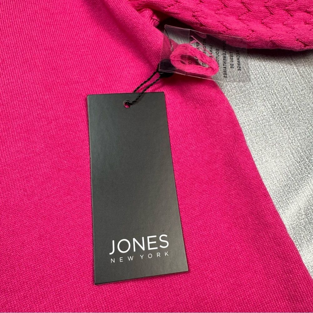 Jones New York NWT New $79 Jones New York Stitch Sleeve Azalea Pink Sweate Size L / US 10 / IT 46 - 6 Thumbnail