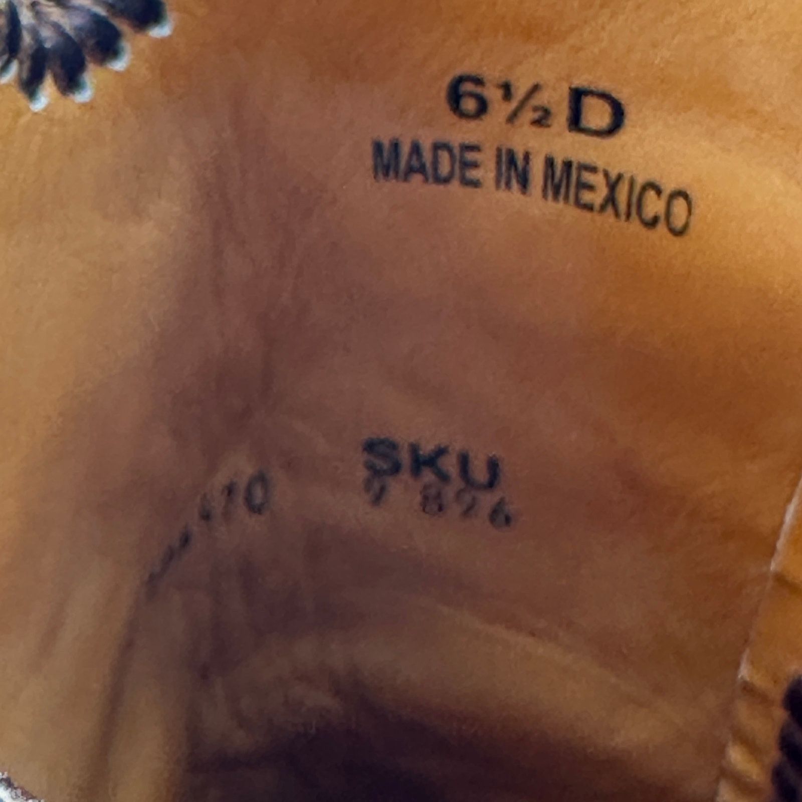 Old Gringo Old Gringo Mens Boots Tooled Size 6.5 D Made in Mexico Size US 6 / EU 39 - 14 Thumbnail