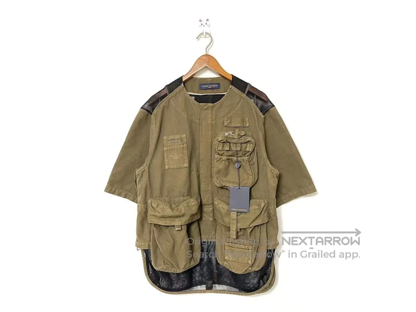 Louis Vuitton Louis Vuitton Military Green Tactical Workwear Short Sleev Size US M / EU 48-50 / 2 - 1 Thumbnail