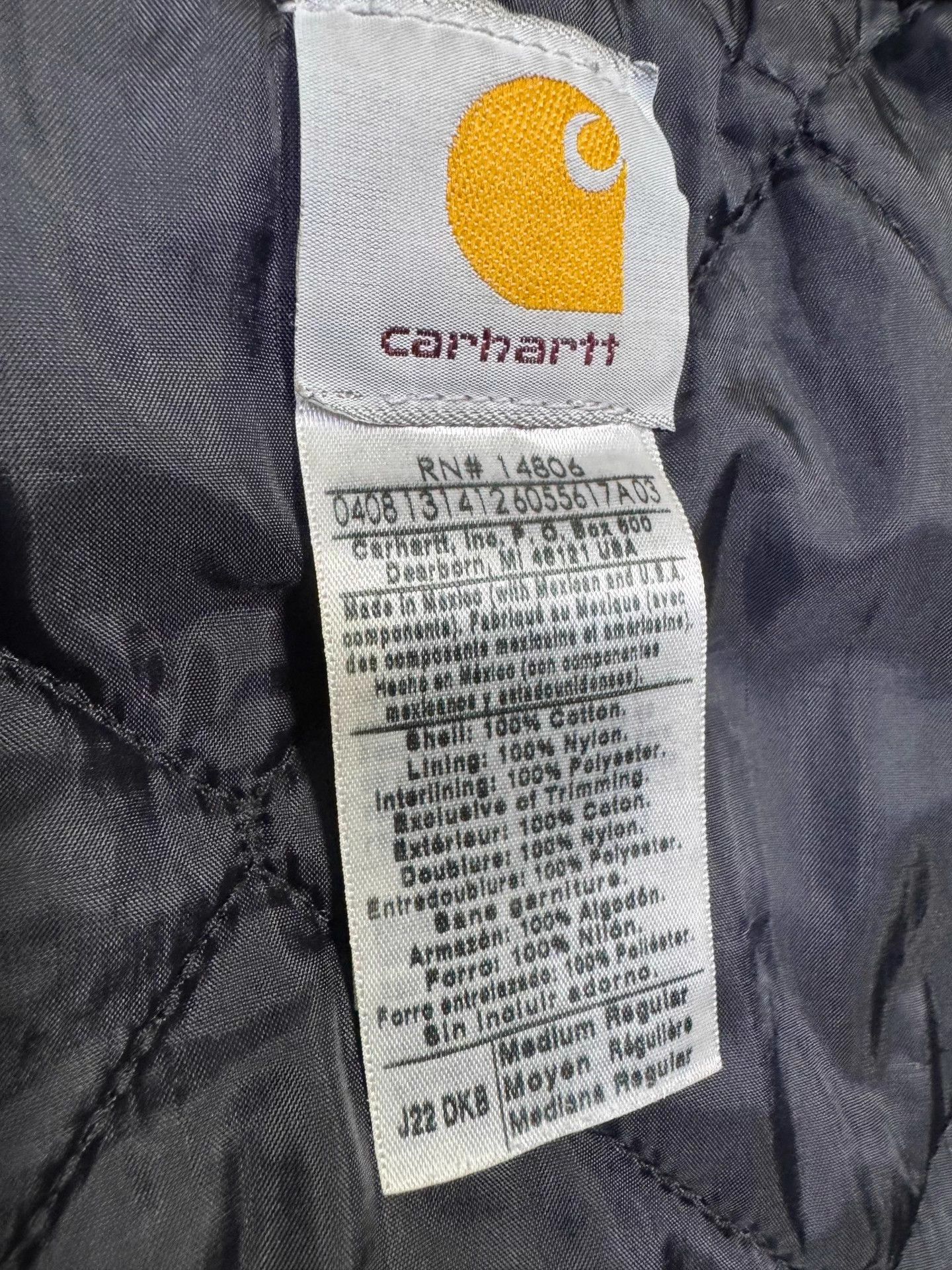 Carhartt Carhartt J22 DKB Brown M Washed Duck Canvas Jacket Size US M / EU 48-50 / 2 - 9 Thumbnail
