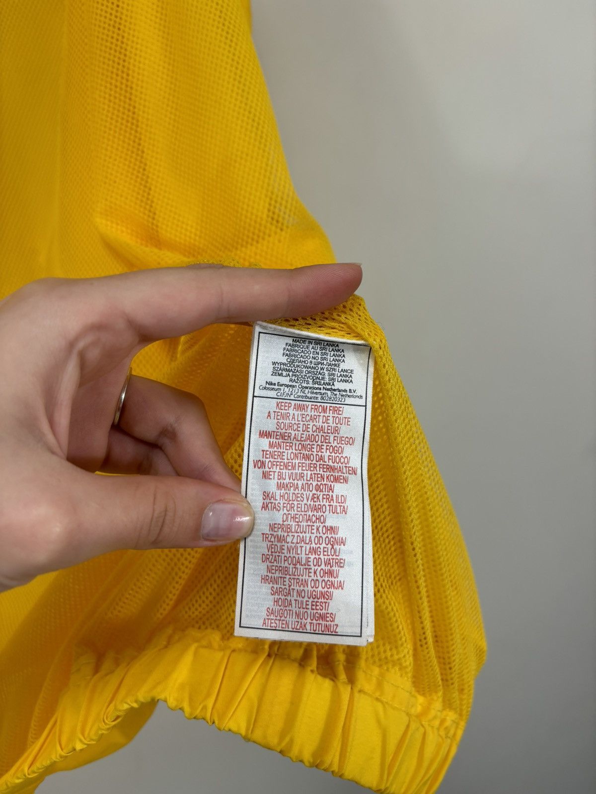 Nike Vintage Nike Y2K Retro Hype Yellow Swoosh Nylon Track Jacket Size US M / EU 48-50 / 2 - 18 Thumbnail
