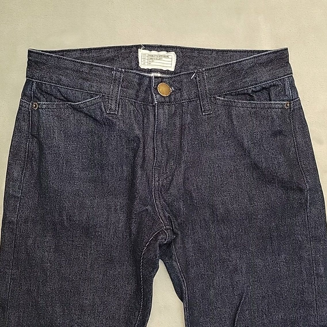 Vintage Current/Elliott Charlotte Gainsbourg Jeans Men 26 Blue Slim Straight Made In USA Size US 26 / EU 42 - 3 Thumbnail