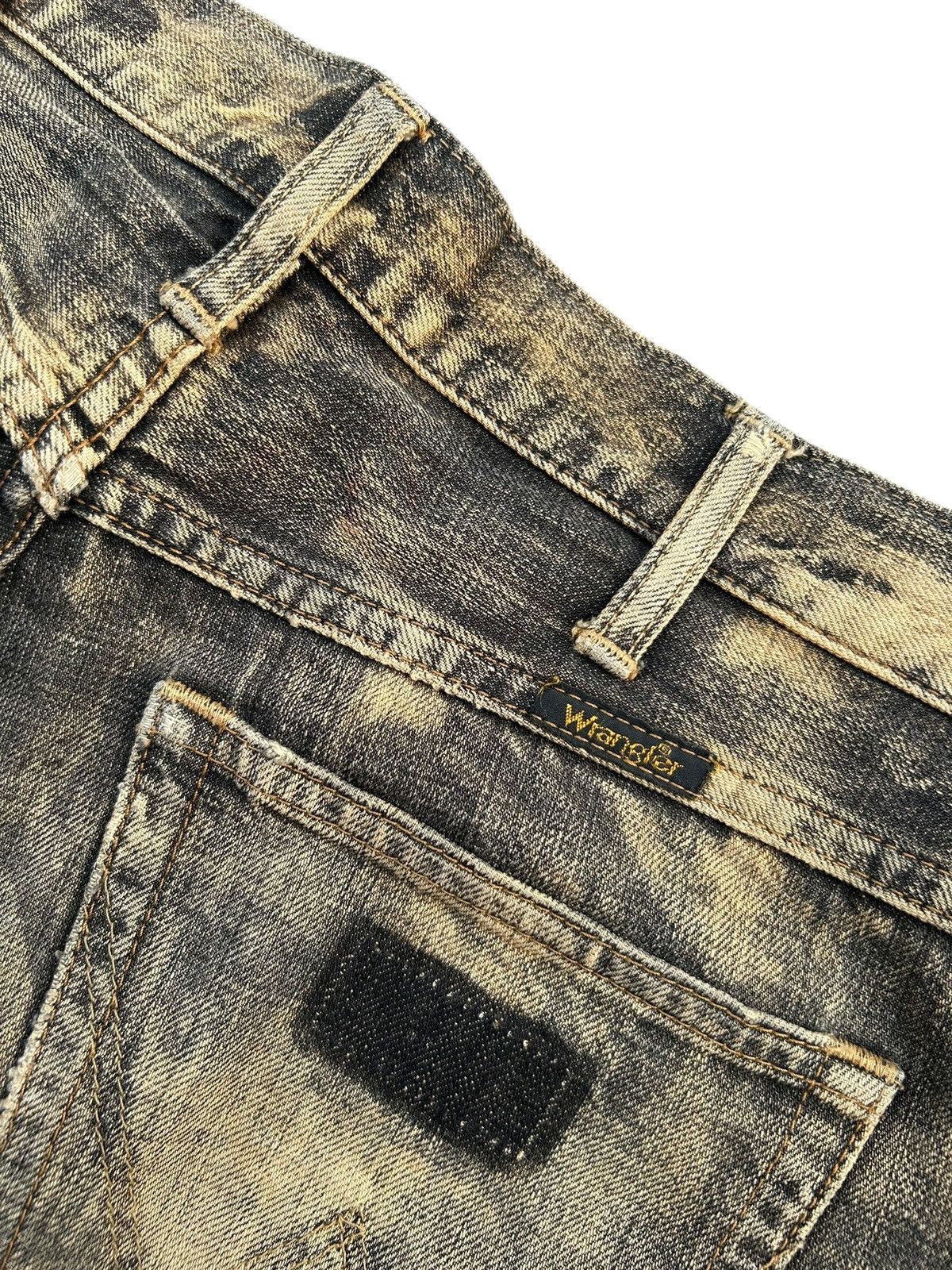 Kapital Thrashed Vintage Wrangler Rusty Denim Jeans Size US 32 / EU 48 - 14 Thumbnail