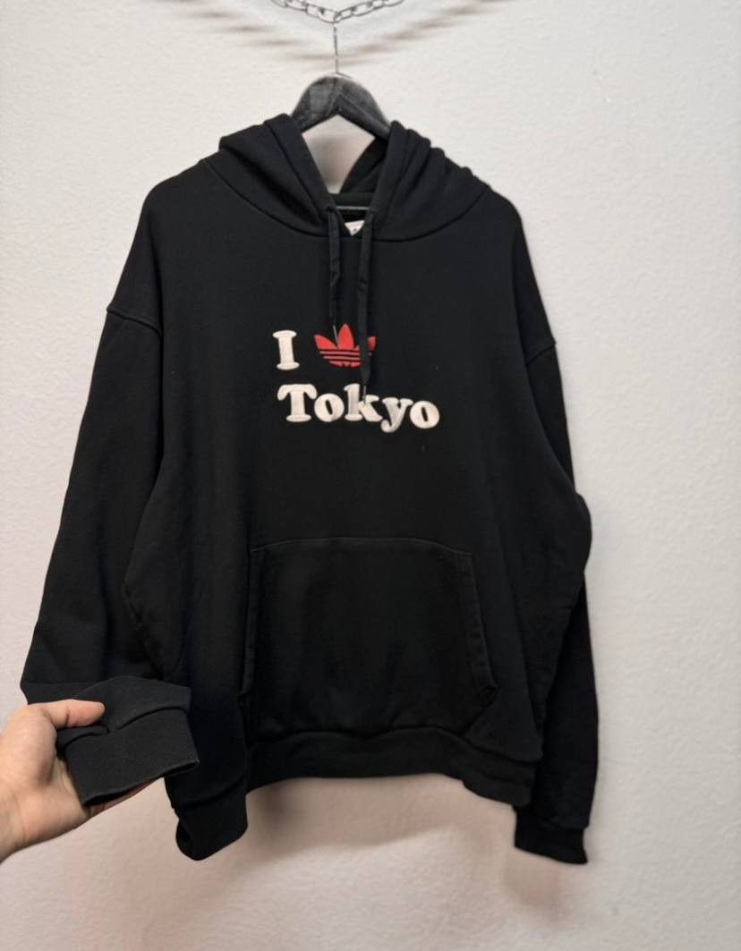 Adidas Adidas Tokyo Style Hoodie Black Size US XL / EU 56 / 4 - 6 Thumbnail