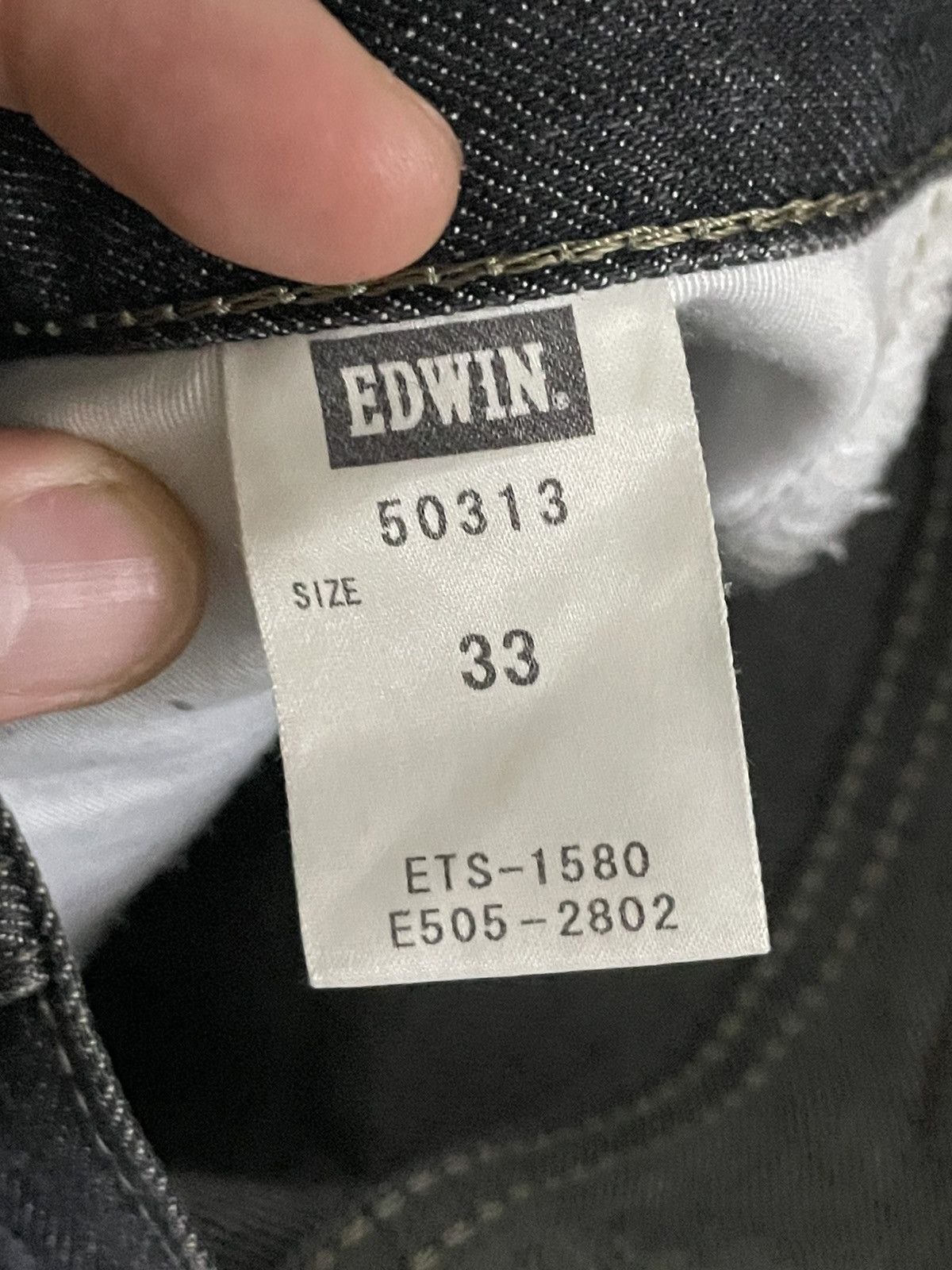 Edwin × Japanese Brand × Vintage EDWIN Men’s Straight Cut Jeans (83) Size US 36 / EU 52 - 12 Thumbnail
