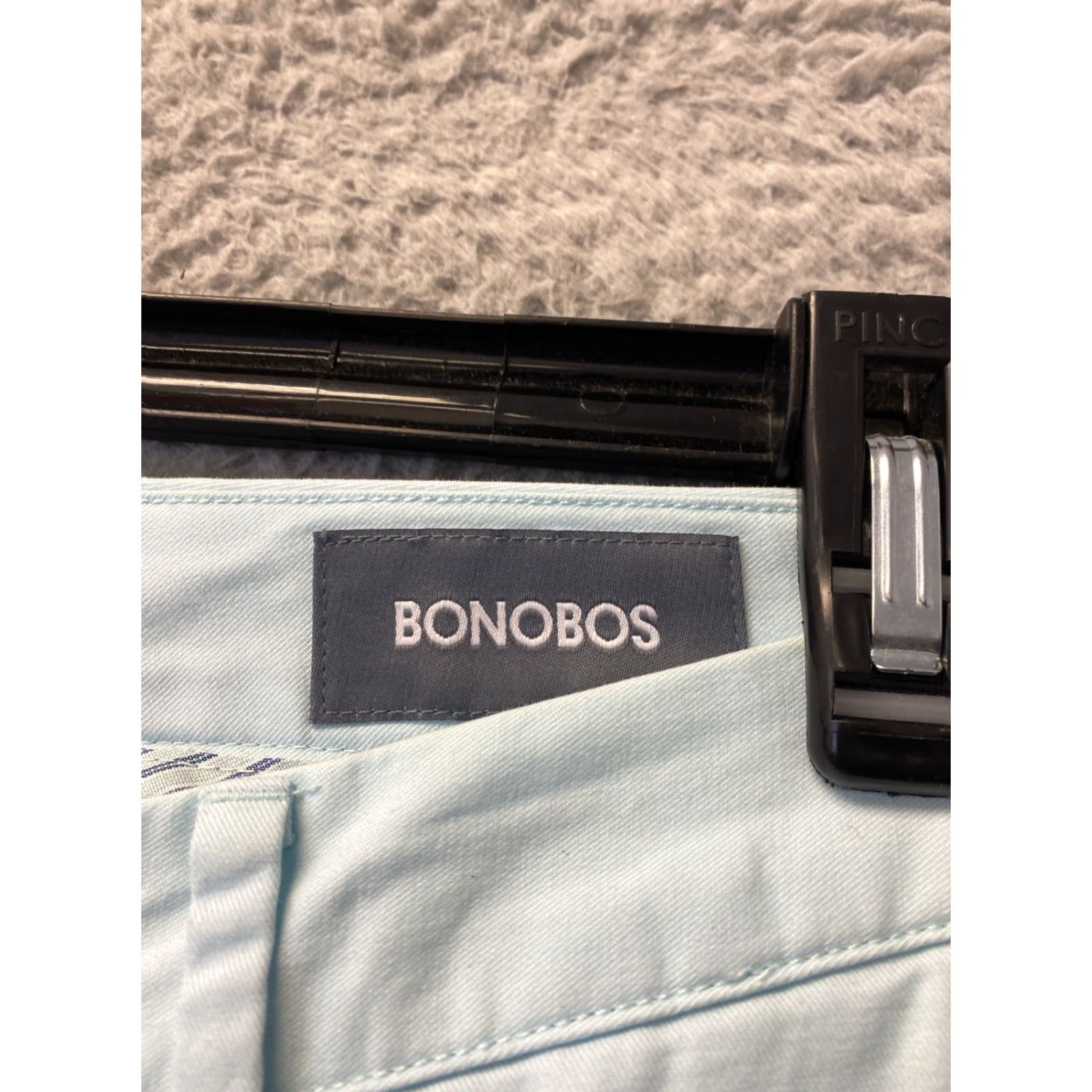 Bonobos VINTAGE Bonobos Men's Chino Pants Slim Taper 32x32 Light Turquoise Cotton Casual Mens Size US 32 / EU 48 - 3 Thumbnail