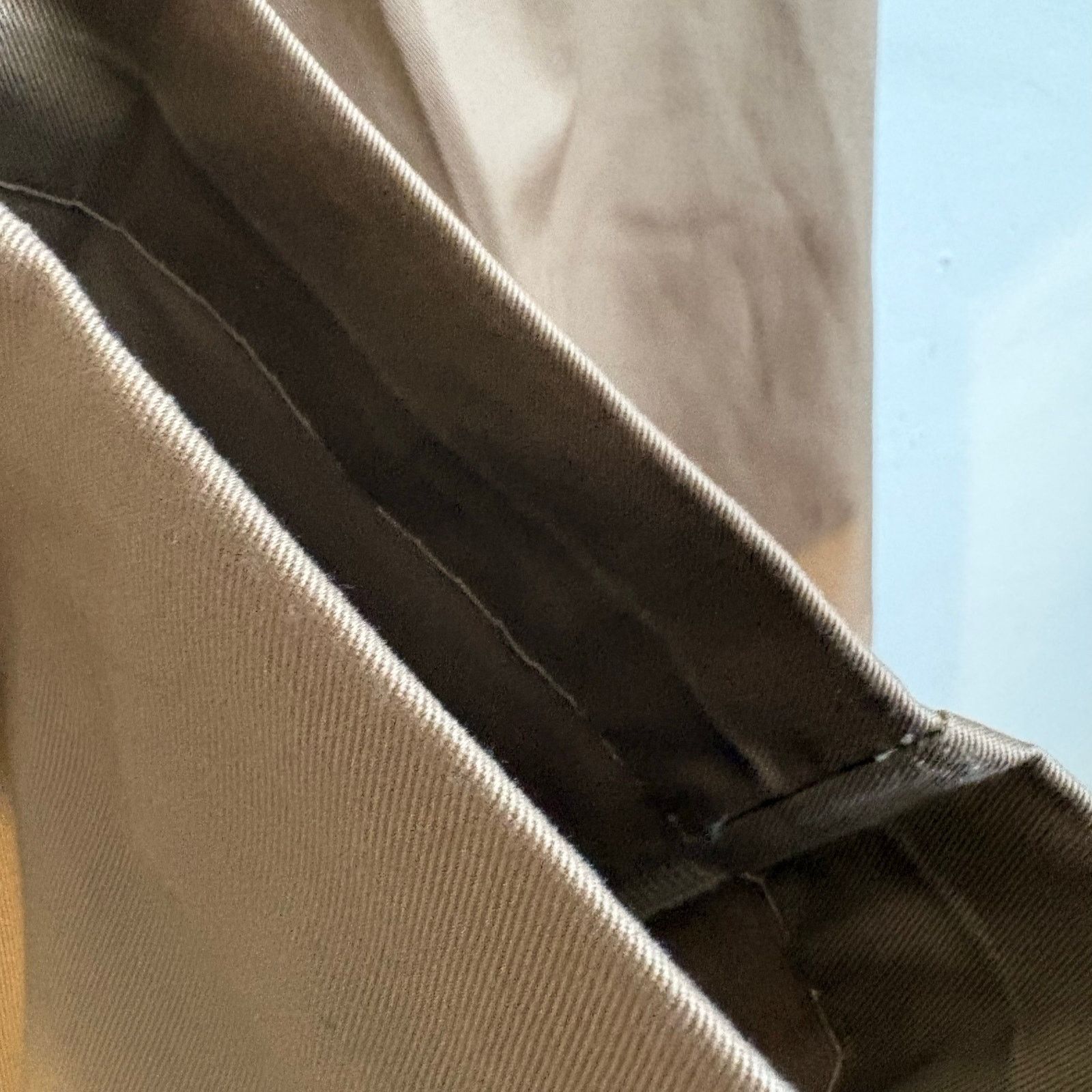Izod Izod American Chino Brown Straight Fit Dress Pants Size US 38 / EU 54 - 2 Thumbnail