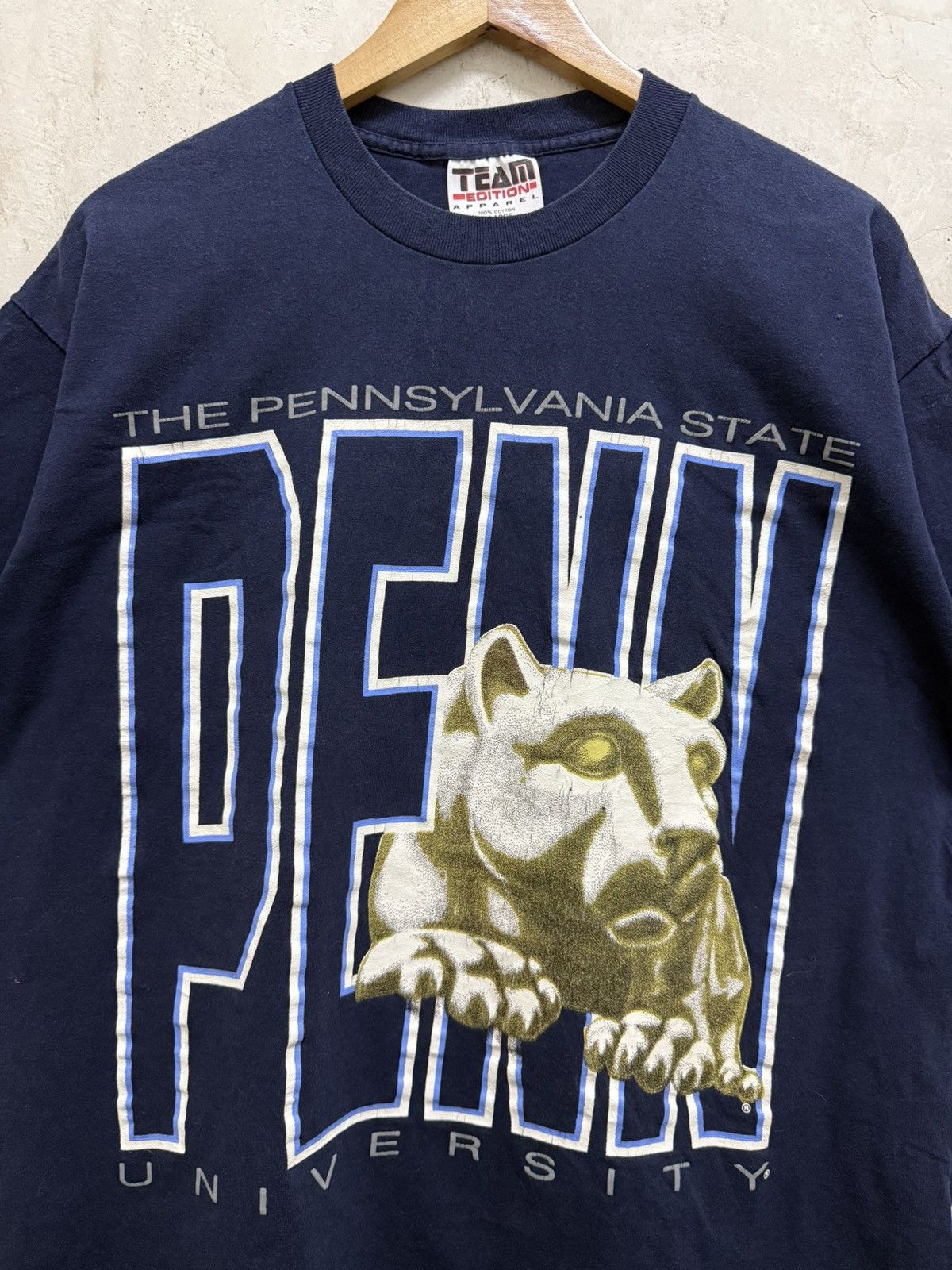 Vintage Vintage University of Pennsylvania “Nittany Lions” Tees Size US XL / EU 56 / 4 - 2 Thumbnail