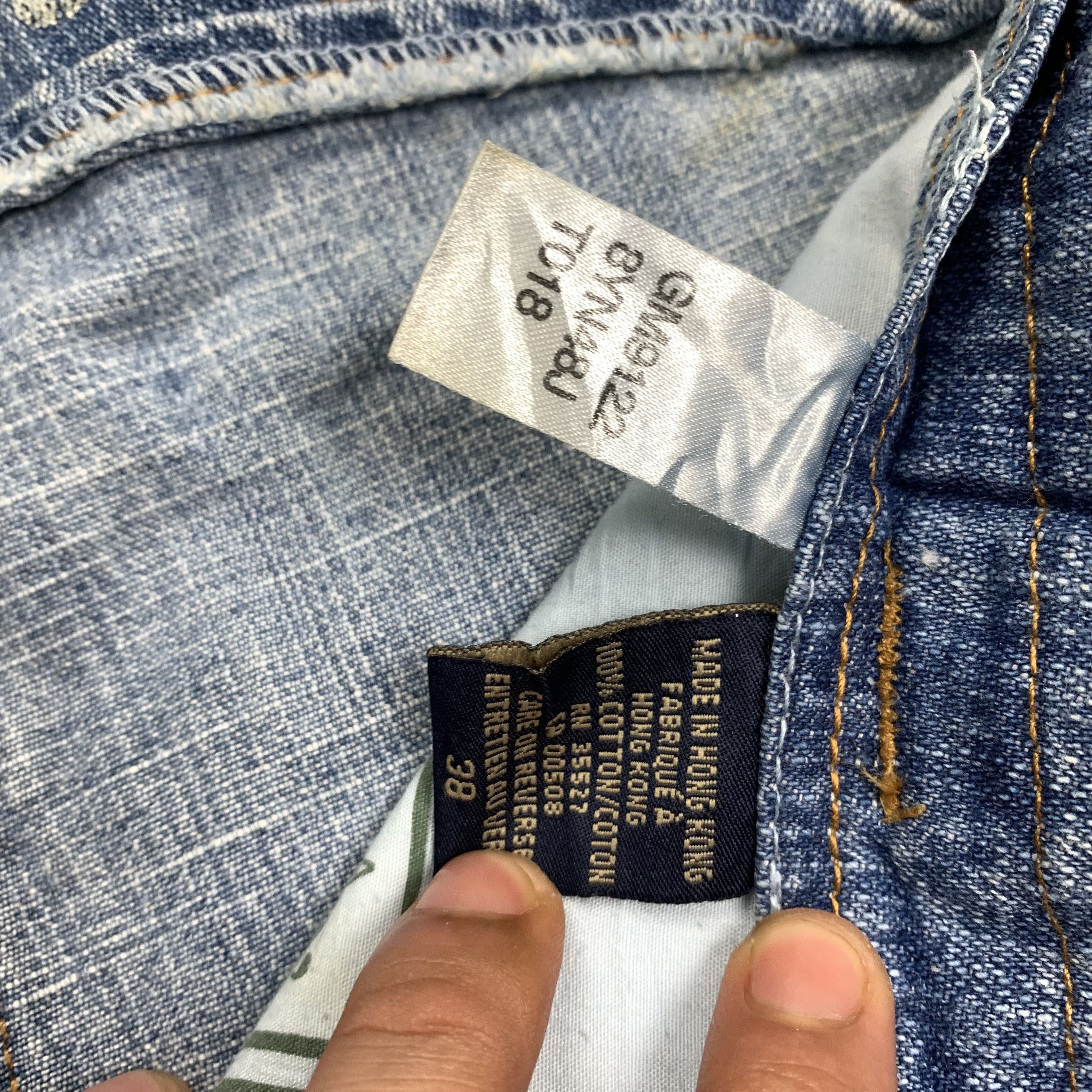 Marithe + Francois Girbaud Girbaud Baggy Jorts Denim Short Pants Multi Pocket Size US 38 / EU 54 - 13 Thumbnail