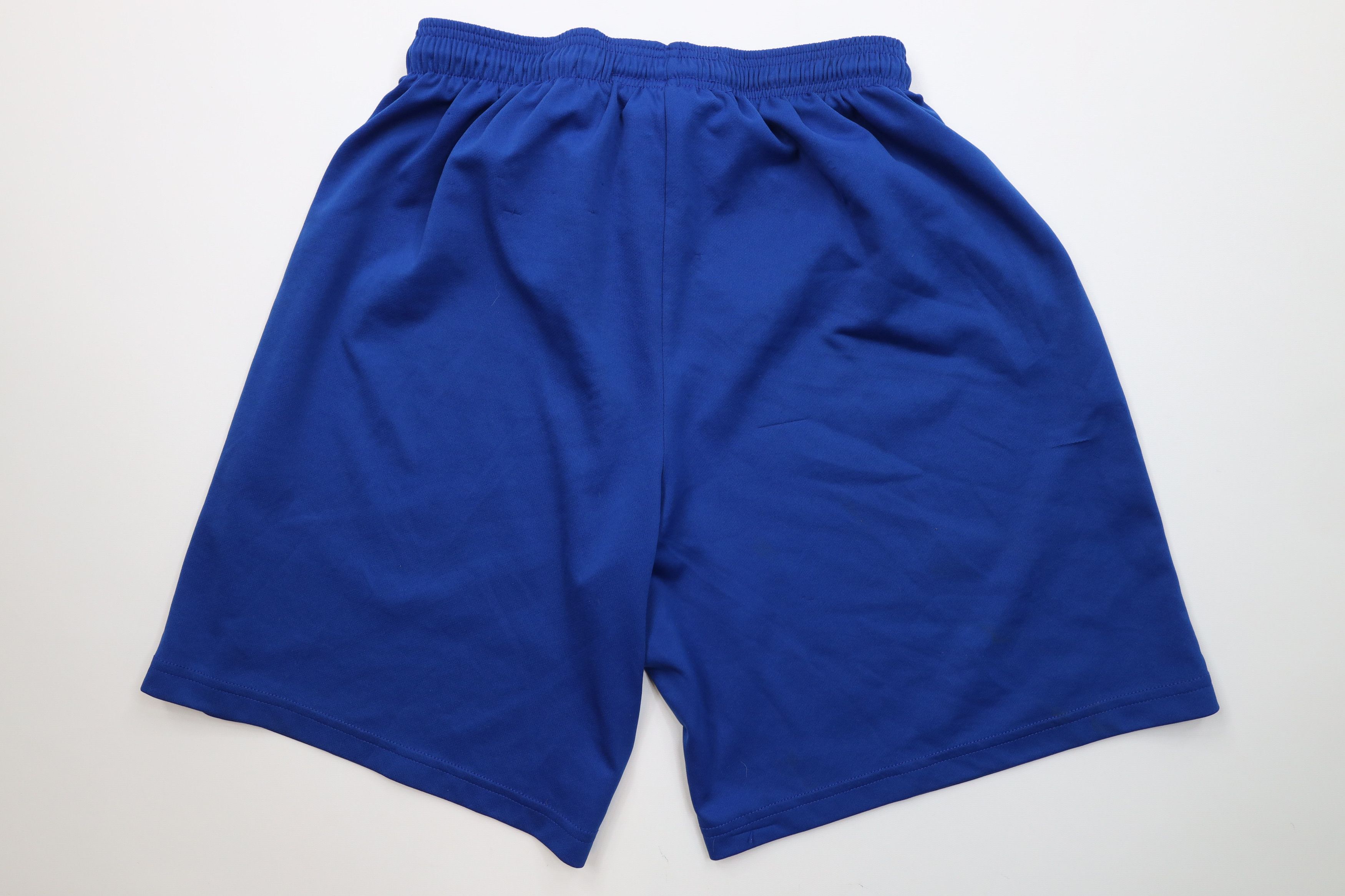 Vintage Vintage 90s Streetwear Running Jogging Soccer Shorts Blue Size US 34 / EU 50 - 7 Thumbnail