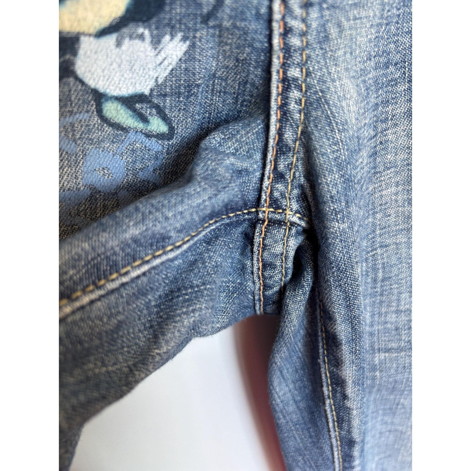 Guess × Vintage Vintage Guess Jeans 24W Floral Print Button Fly Y2K Archive Size US 26 / EU 42 - 10 Thumbnail