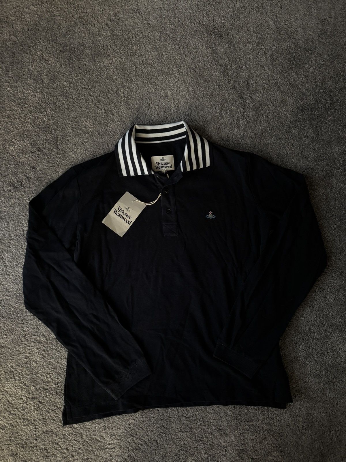 Vivienne Westwood Vivienne Westwood Long Sleeve Polo Size US L / EU 52-54 / 3 - 1 Thumbnail
