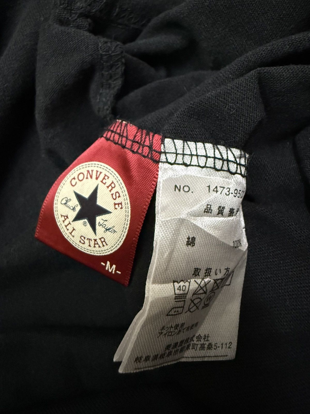 Converse Vintage Y2K Converse Velvet Small logo Longsleeve Tshirt Size US S / EU 44-46 / 1 - 8 Thumbnail