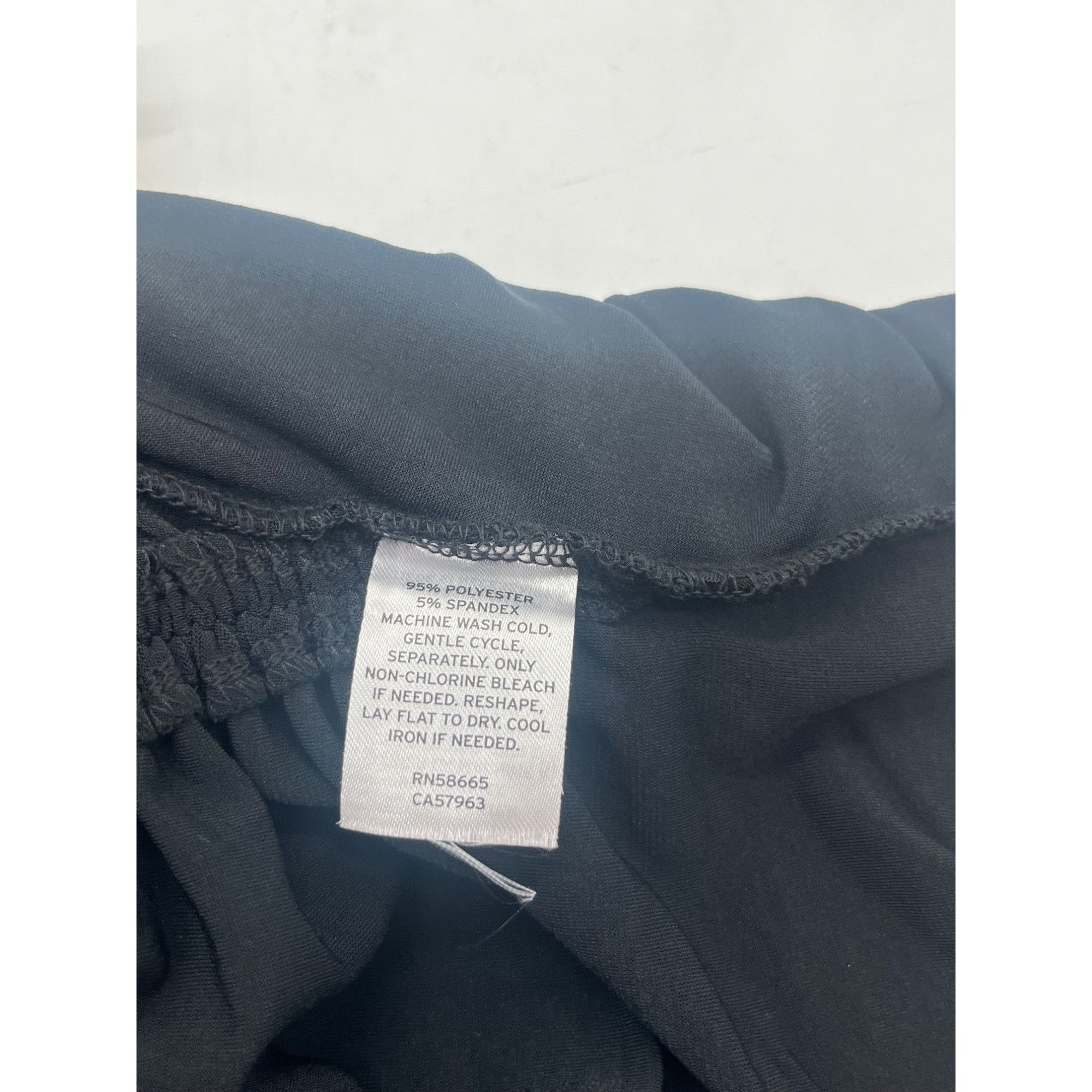 Other Open Edit Ruched Cup Sleeve Crop Top, Black, L Size L / US 10 / IT 46 - 7 Thumbnail