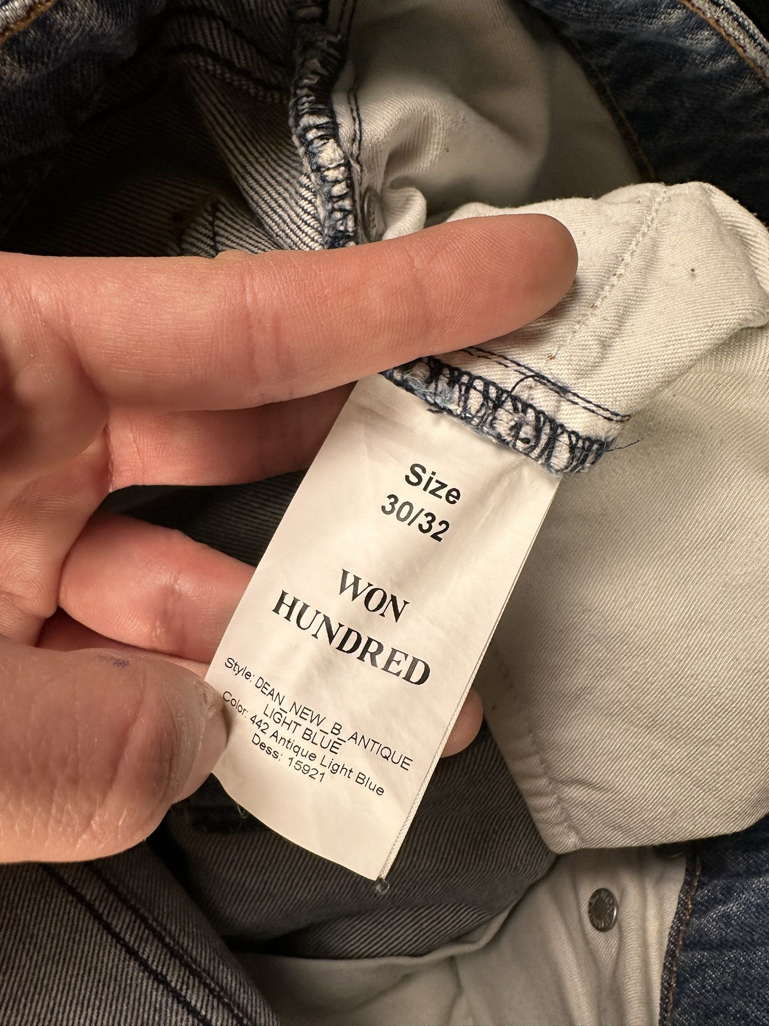 Won Hundred Won Hundered Slim Skinny Jeans Pants Size US 30 / EU 46 - 11 Thumbnail