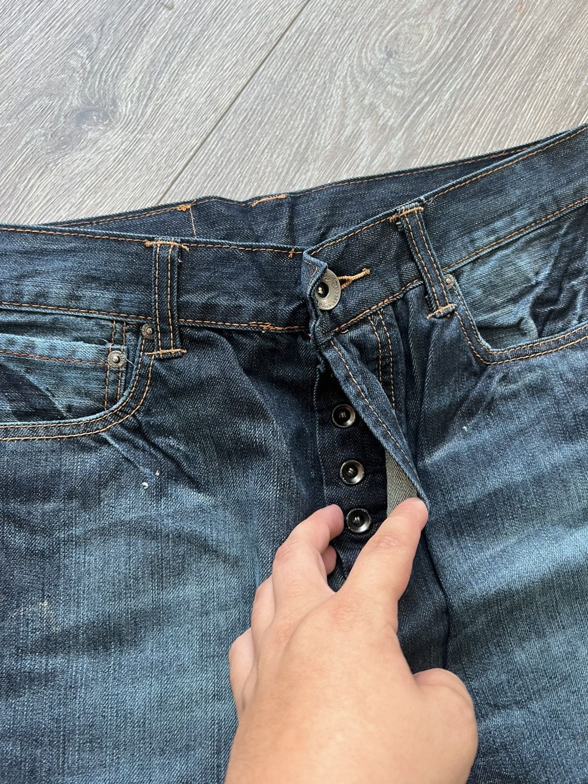 Ed Hardy Vintage Ed Hardy Jeans by Christian Audigier Denim Pants Y2K Size US 32 / EU 48 - 13 Thumbnail