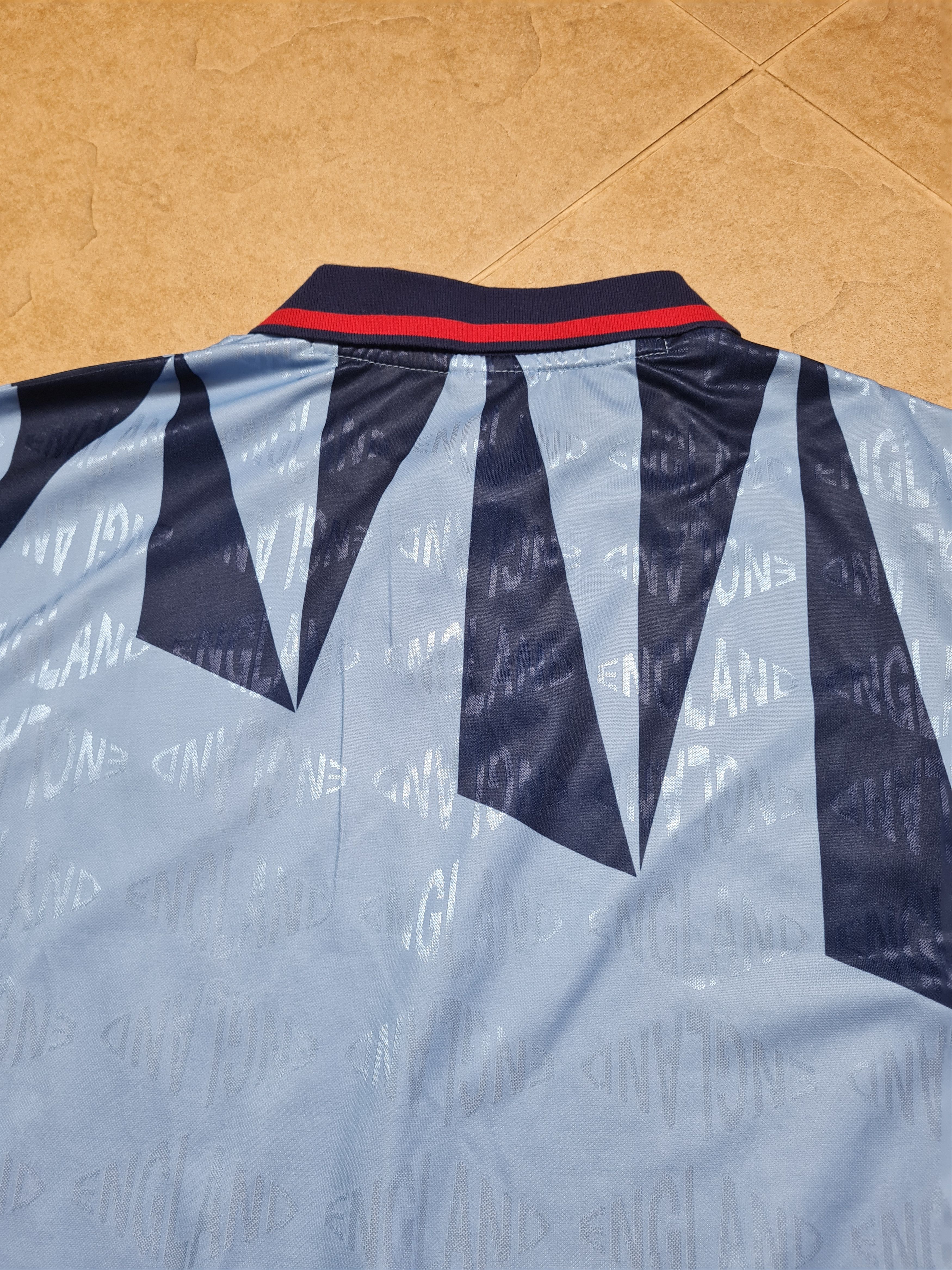 Other England Football Shirt Score Draw 3rd Away FA Retro 1990 Size US XL / EU 56 / 4 - 13 Thumbnail