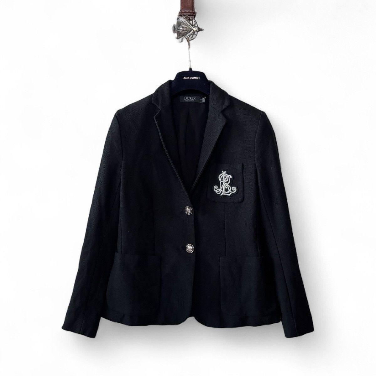 Ralph Lauren Black Label Ralph Lauren RL Embroidered blazer jacket Size S / US 4 / IT 40 - 1 Thumbnail