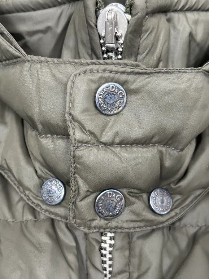 Dolce & Gabbana AW2003 Dolce & Gabbana Green Hooded Puffer Bomber Jacket Size US M / EU 48-50 / 2 - 10 Thumbnail