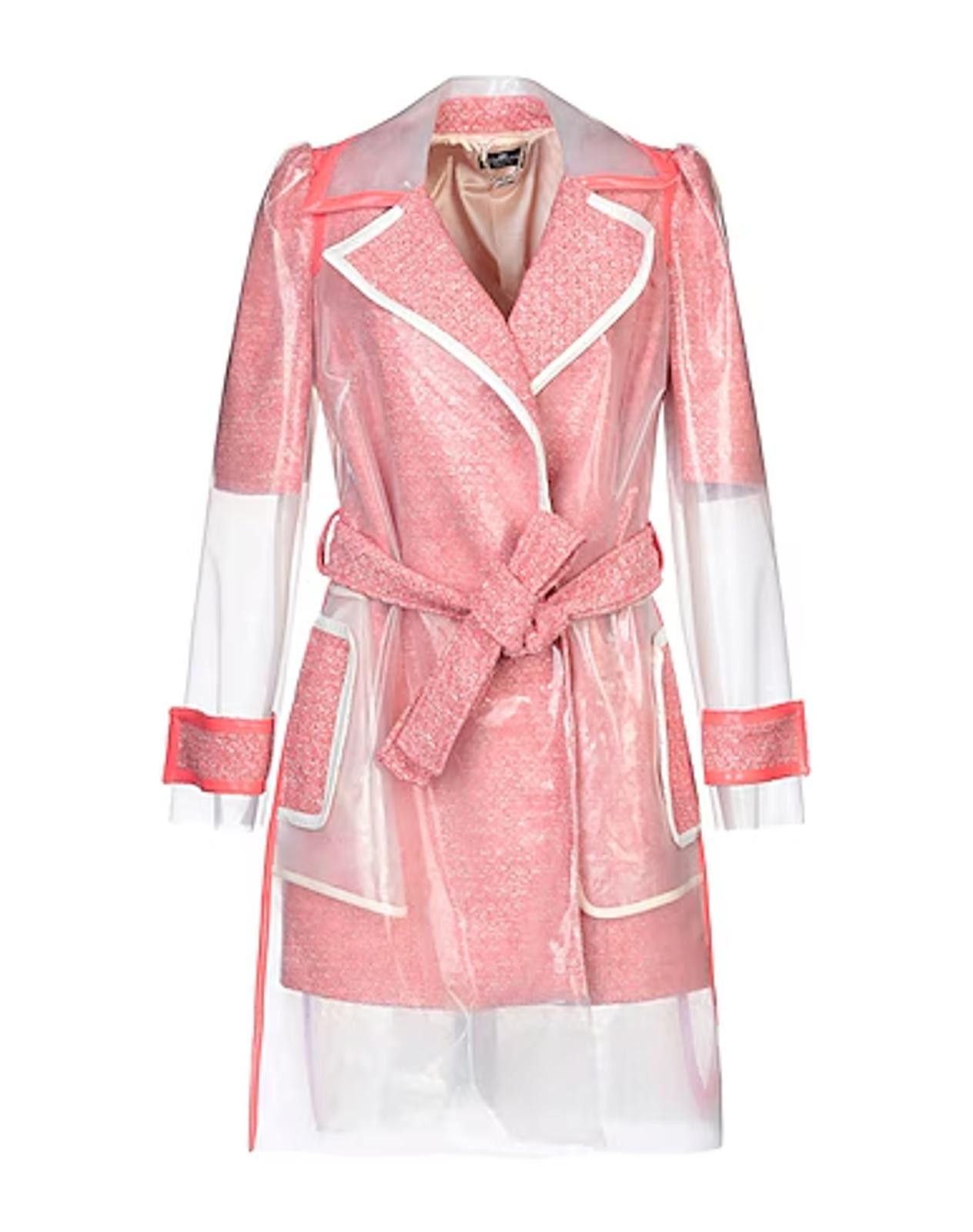 Other Rare Elisabetta Franchi Salmon Pink Rain Coat Sz4 Ret$2299 Size S / US 4 / IT 40 - 1 Thumbnail