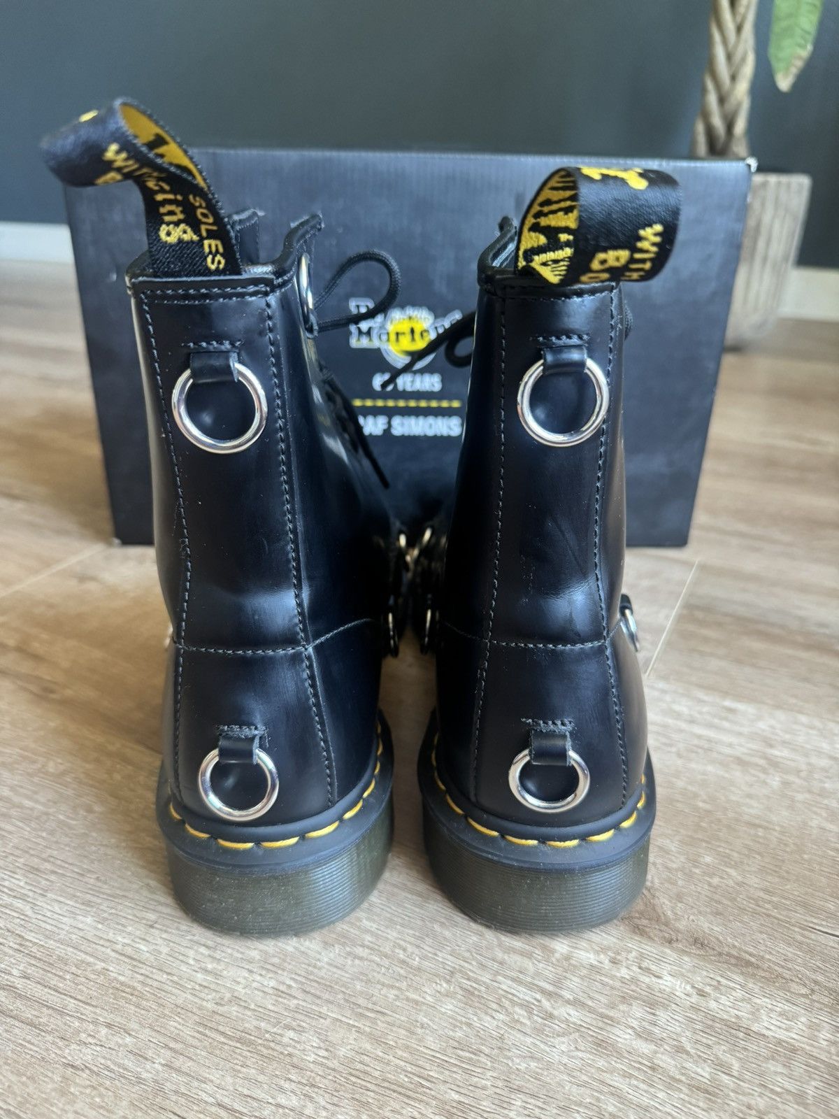 Dr. Martens × Raf Simons 1460 Raf Simon Boots Size US 12 / EU 45 - 4 Thumbnail