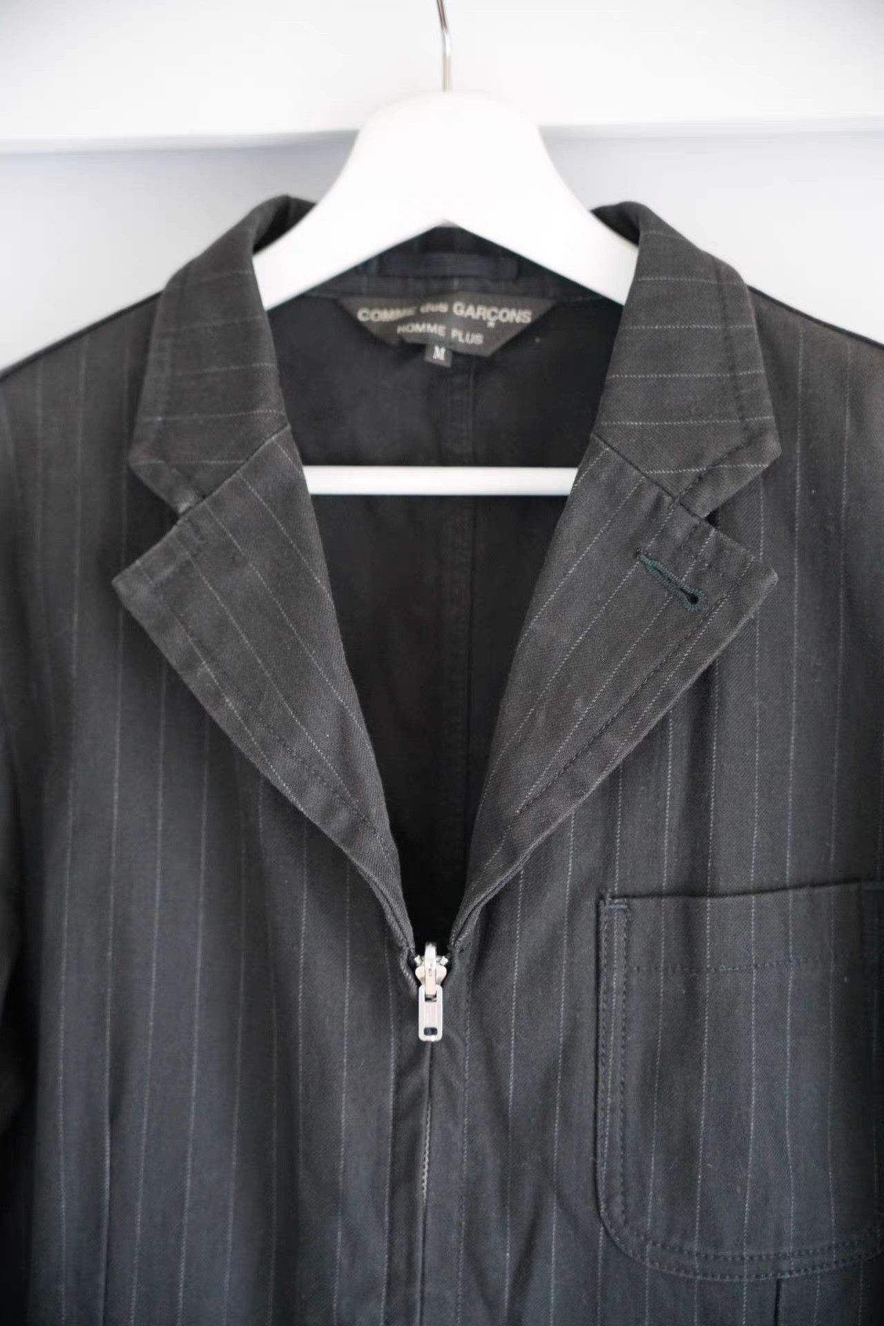 Comme des Garcons Comme des Garcons 04ss Stripe Zip Blazer K4 Size US M / EU 48-50 / 2 - 3 Thumbnail
